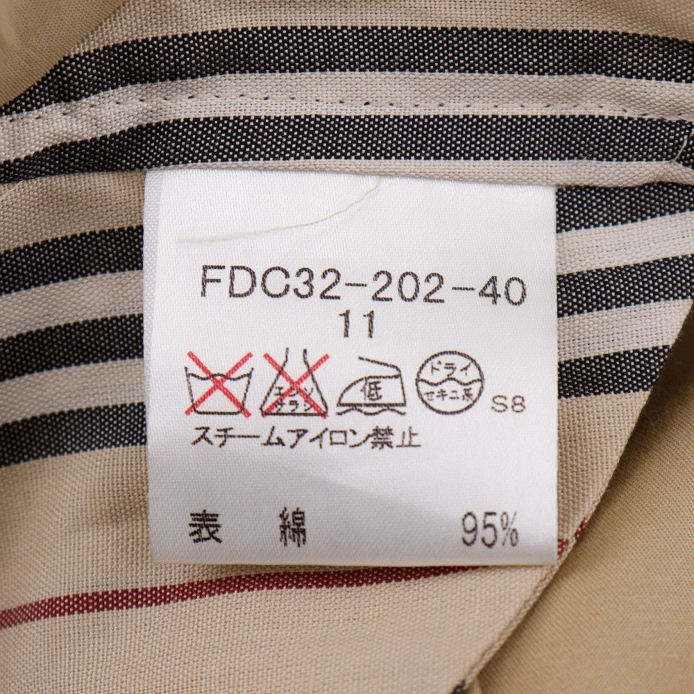 Burberry Burberry Burberry Cotton Polyurethane Coat Cotton Outerwear FDC32-202-40 DUTY FREE for USA Size ONE SIZE - 7 Thumbnail