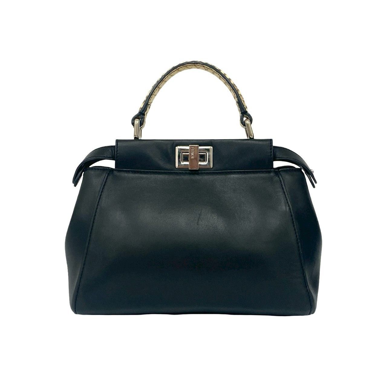 Fendi Fendi Fendi Peekaboo Python Leather 2way Bag Leather Shoulder Bag DUTY FREE for USA Size ONE SIZE - 4 Thumbnail