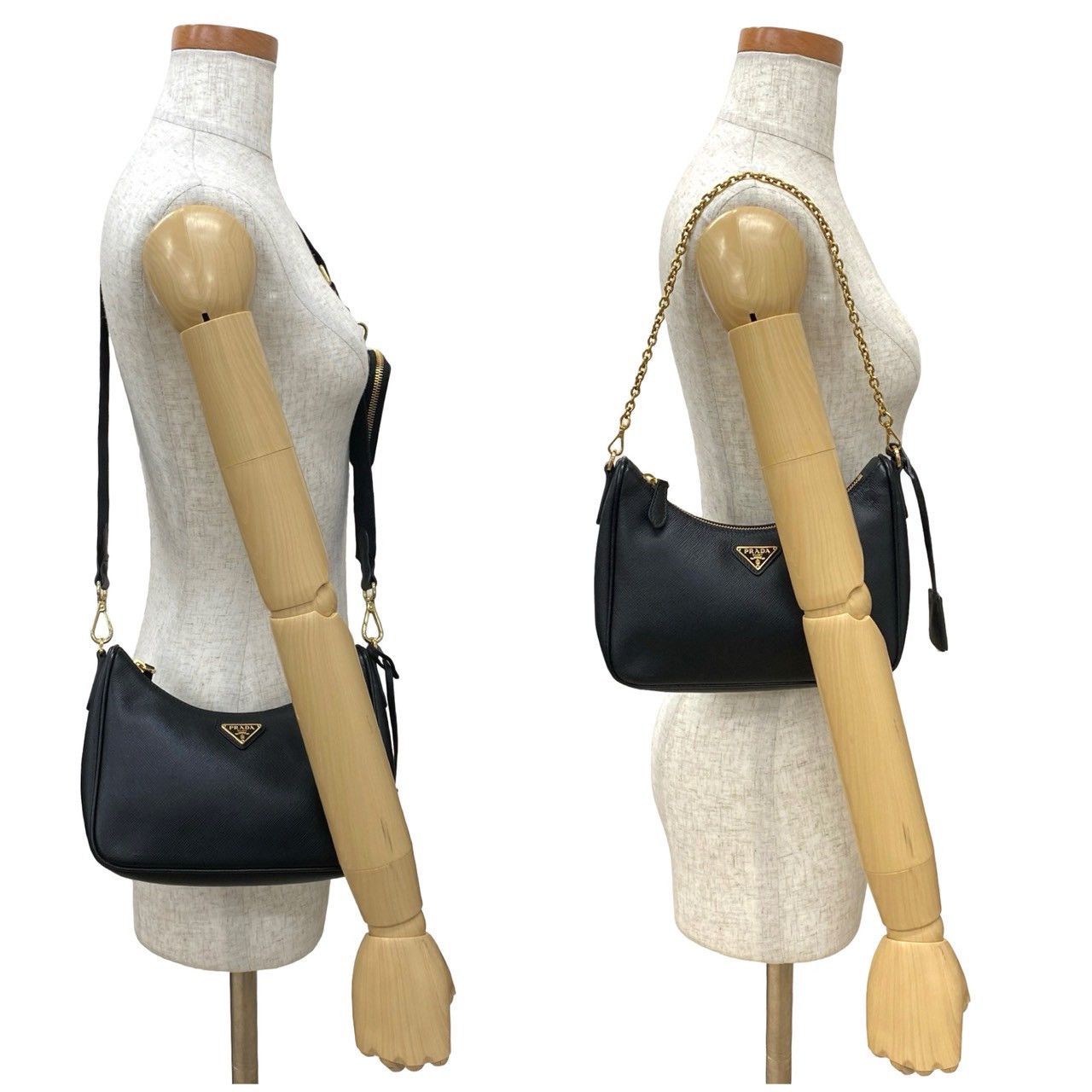 Prada Prada Prada Saffiano 2way Shoulder Bag Leather Shoulder Bag DUTY FREE for USA Size ONE SIZE - 3 Thumbnail