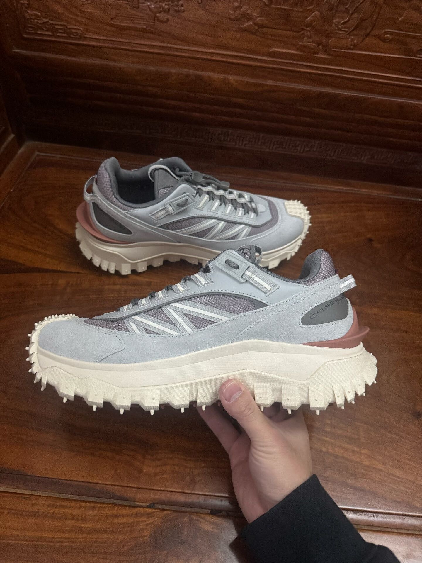 Moncler moncler trailgrip shoes in gray Size US 8.5 / EU 41-42 - 5 Thumbnail