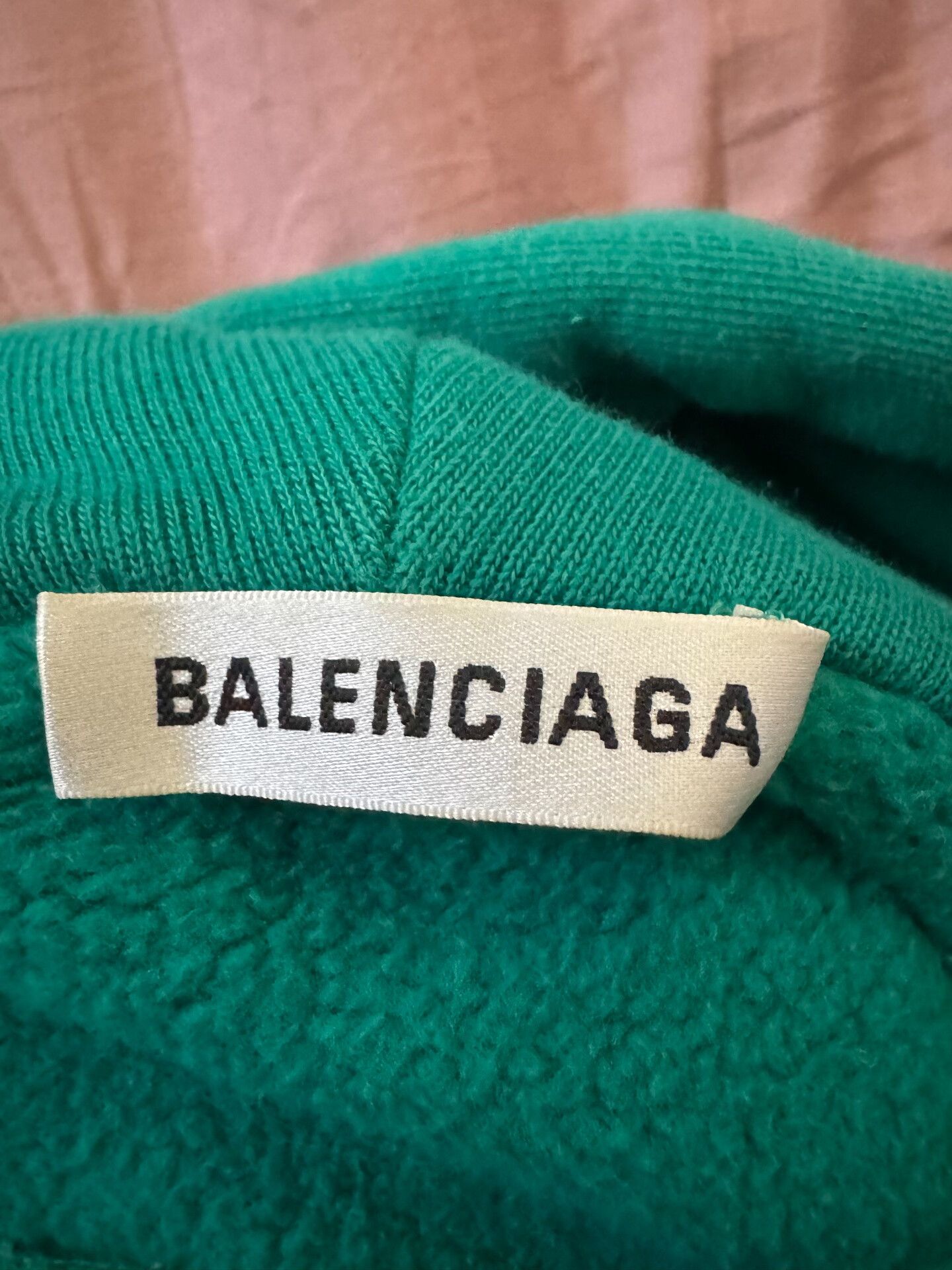 Balenciaga balenciaga turquoise hoodie with logo Size XS / US 0-2 / IT 36-38 - 3 Thumbnail