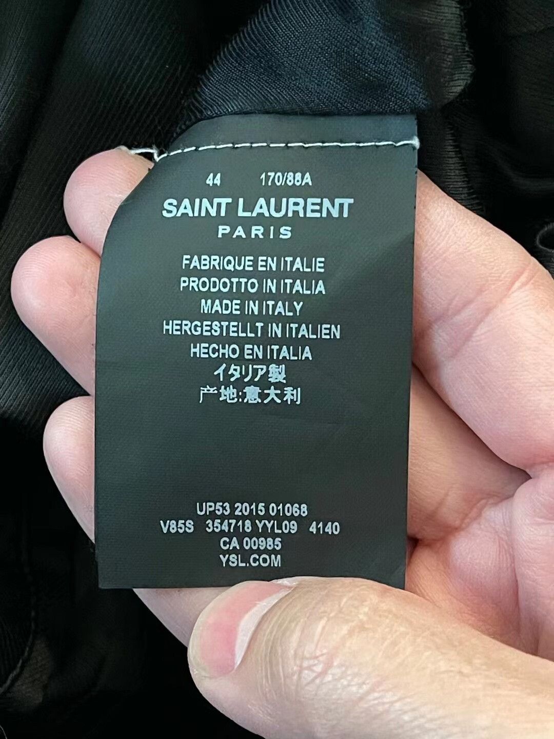 Saint Laurent Paris saint laurent baseball jacket in excellent condition Size US M / EU 48-50 / 2 - 2 Thumbnail