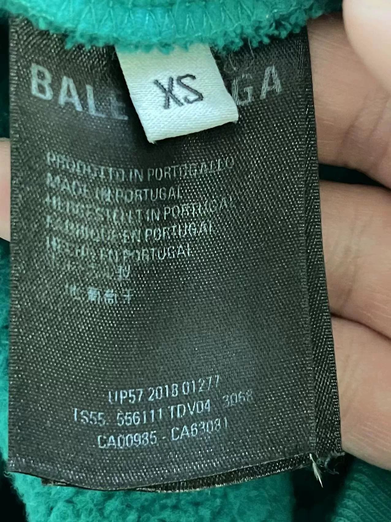 Balenciaga balenciaga lake blue cap hooded sweatshirt Size ONE SIZE - 3 Thumbnail