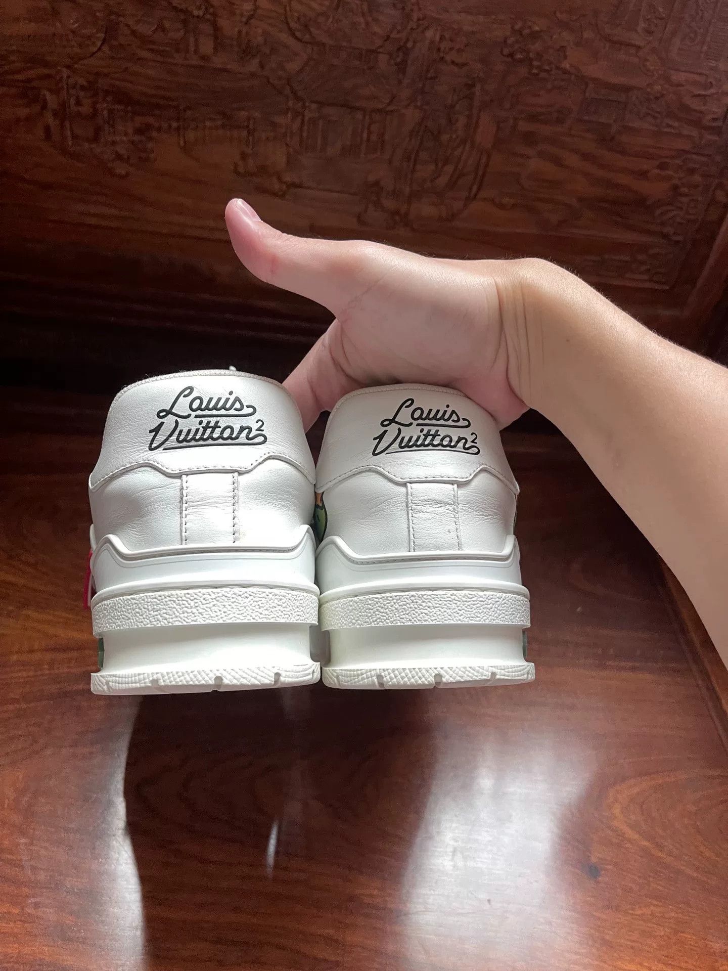 Louis Vuitton lv nigo duck sneakers in white Size US 7 / EU 40 - 5 Thumbnail