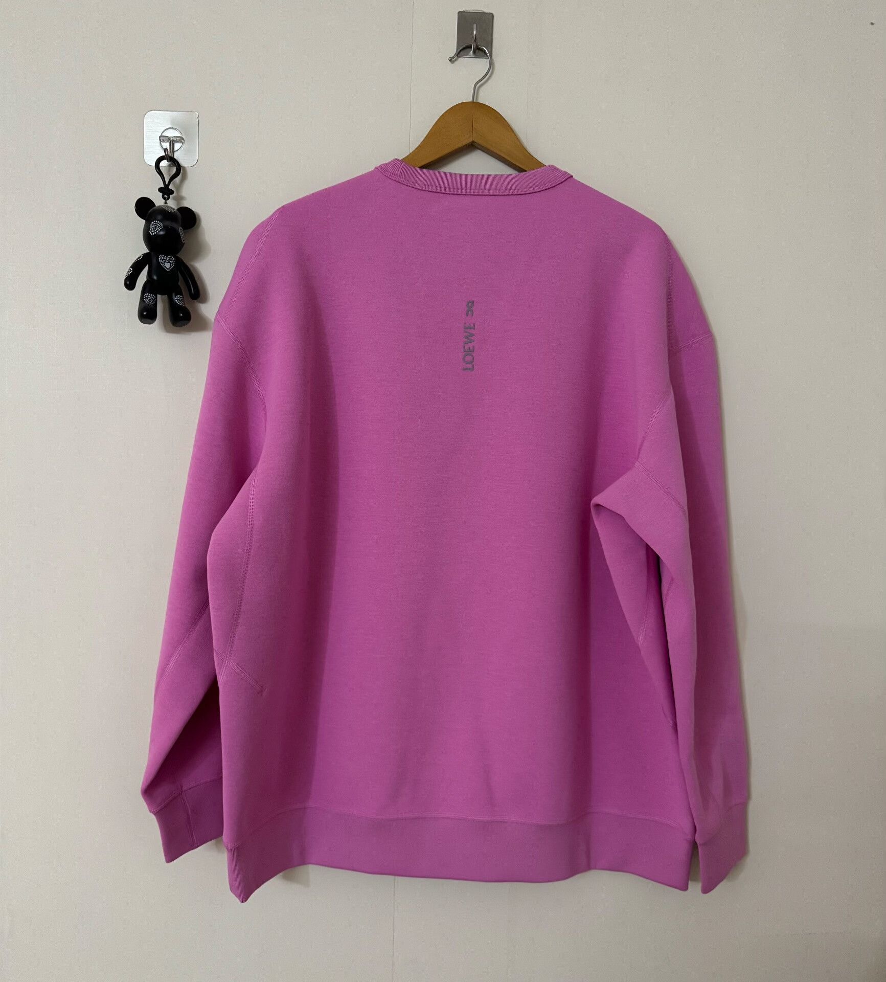 Loewe loewe x on logo sweatshirt in pink Size US L / EU 52-54 / 3 - 2 Thumbnail