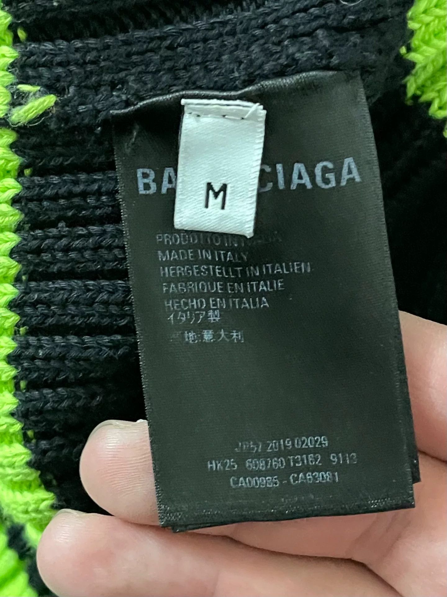 Balenciaga balenciaga striped logo sweater Size M / US 6-8 / IT 42-44 - 5 Thumbnail