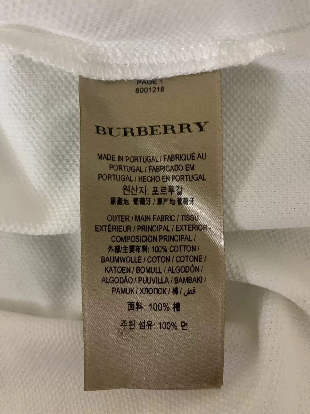 Burberry Burberrys Embroidered Polo Shirt Size L Size US L / EU 52-54 / 3 - 4 Thumbnail