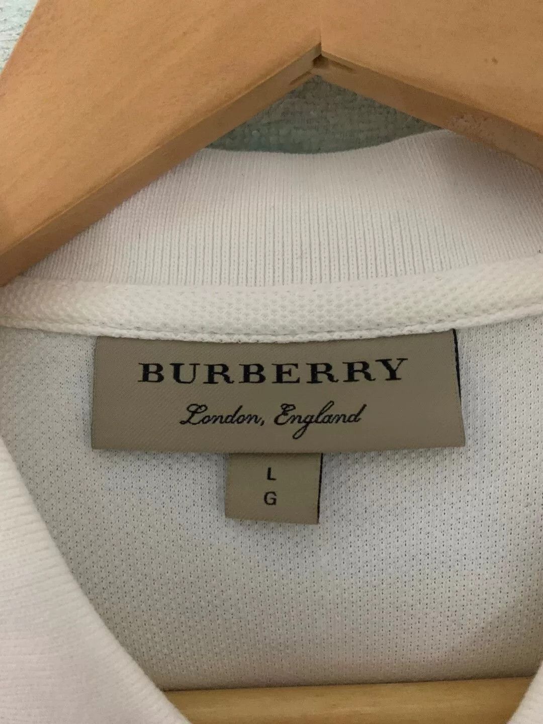 Burberry Burberrys Embroidered Polo Shirt Size L Size US L / EU 52-54 / 3 - 3 Thumbnail