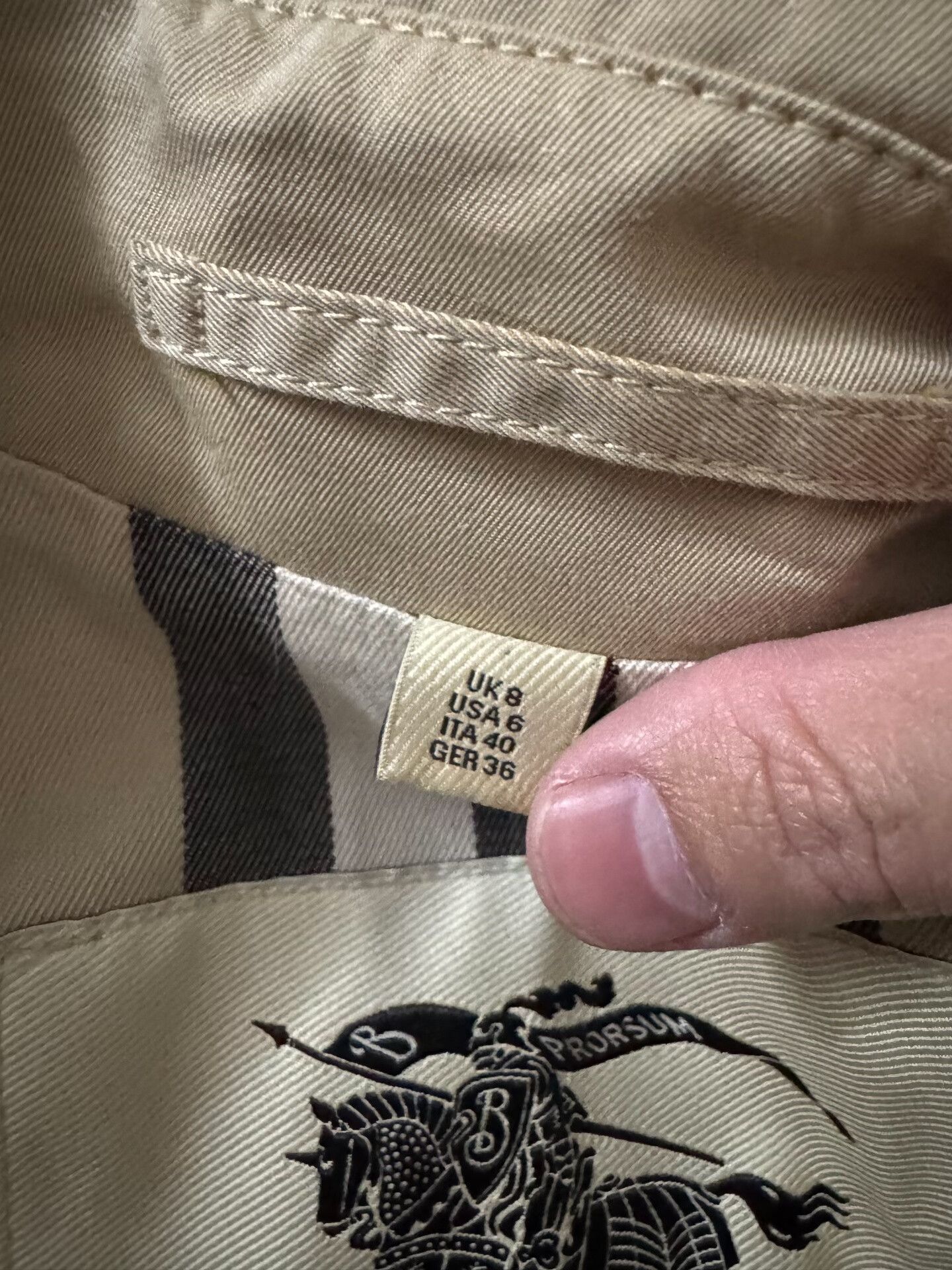 Burberry burberry double-breasted trench coat Size S / US 4 / IT 40 - 4 Thumbnail
