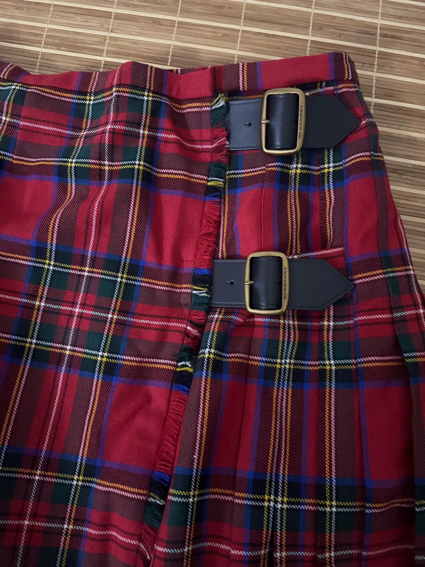 Burberry burberry check wool mini skirt Size 26" / US 2 / IT 38 - 3 Thumbnail