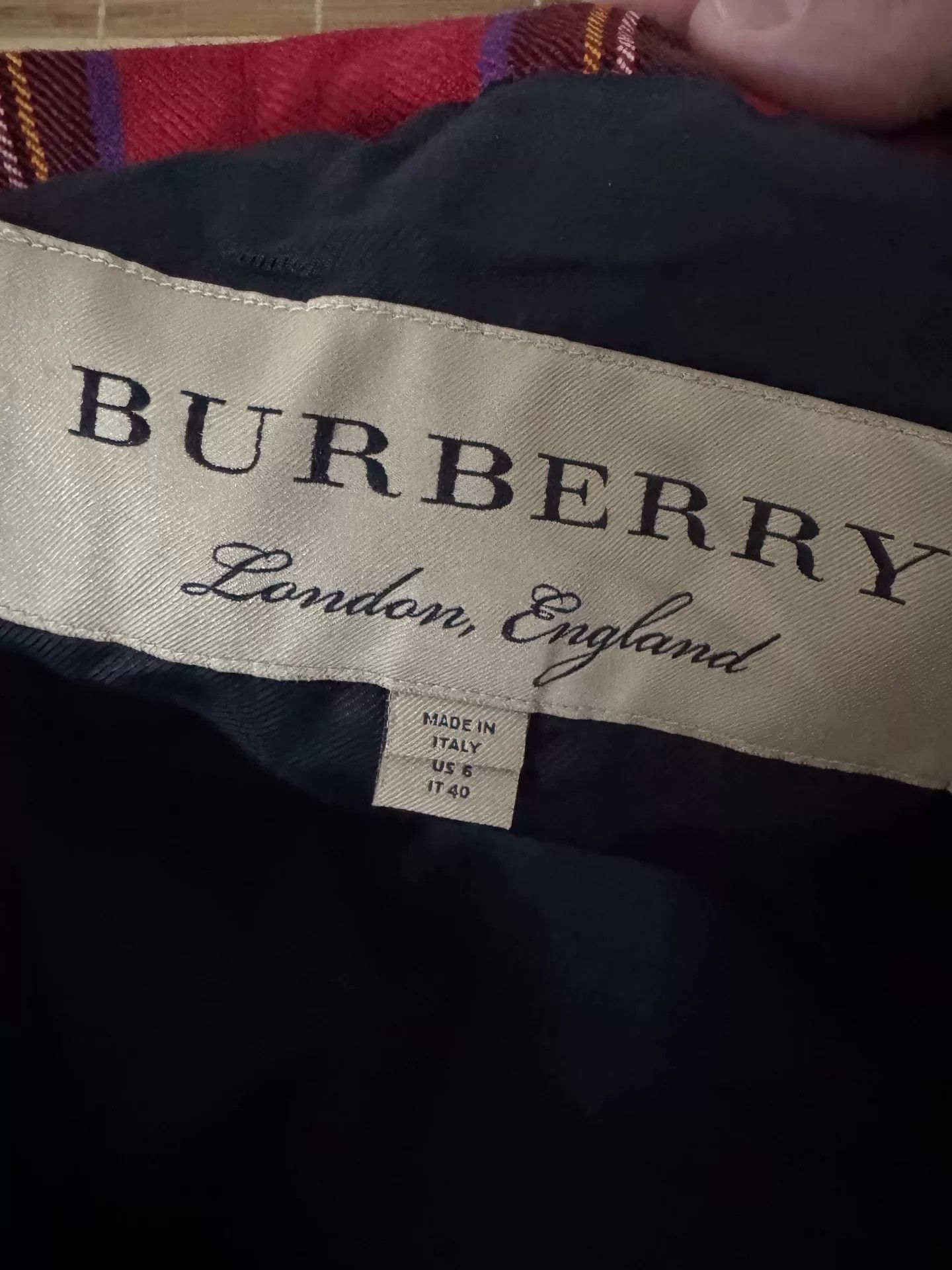 Burberry burberry check wool mini skirt Size 26" / US 2 / IT 38 - 4 Thumbnail