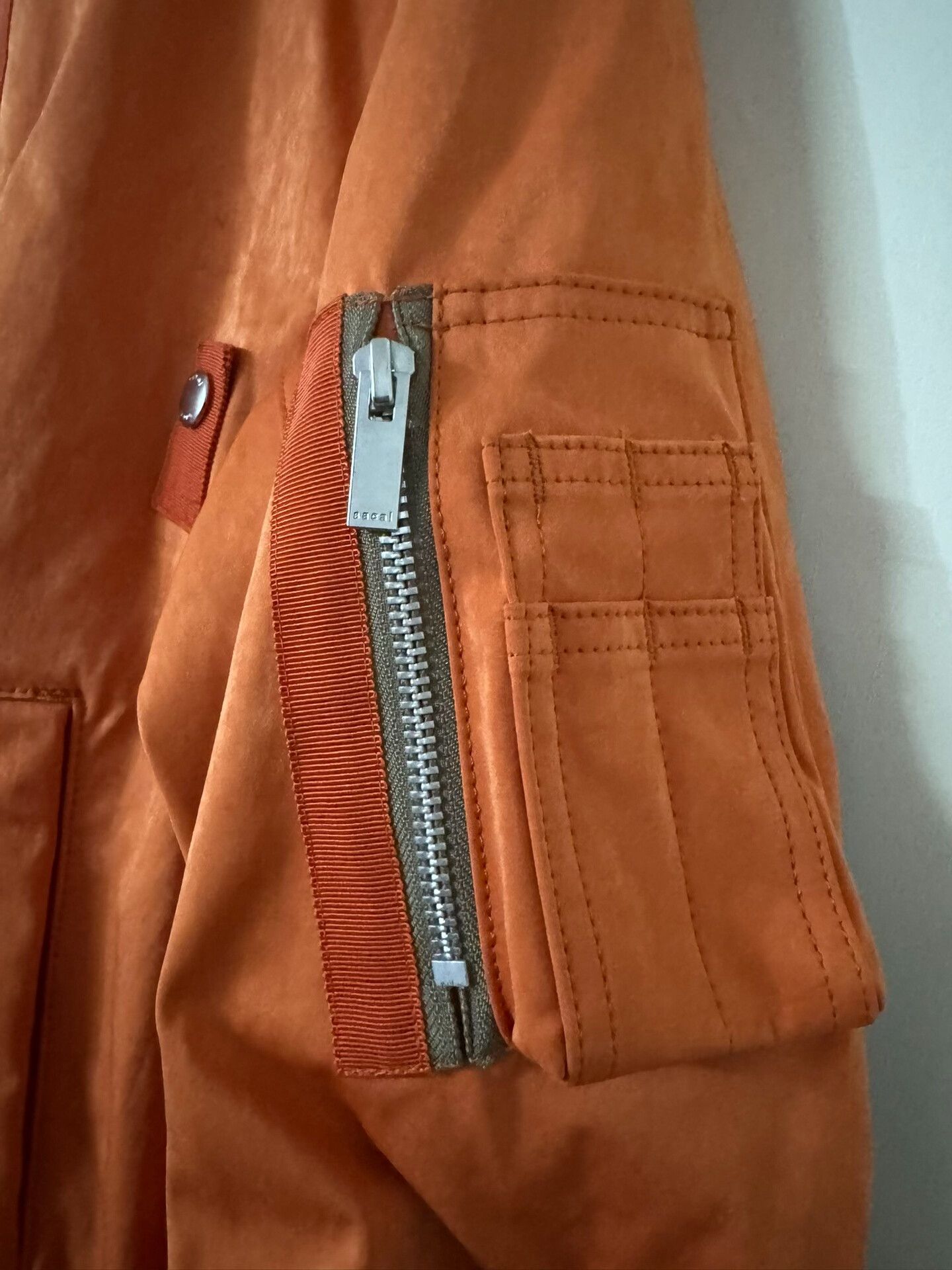 Sacai sacai pilot jacket in bright orange Size US L / EU 52-54 / 3 - 2 Thumbnail