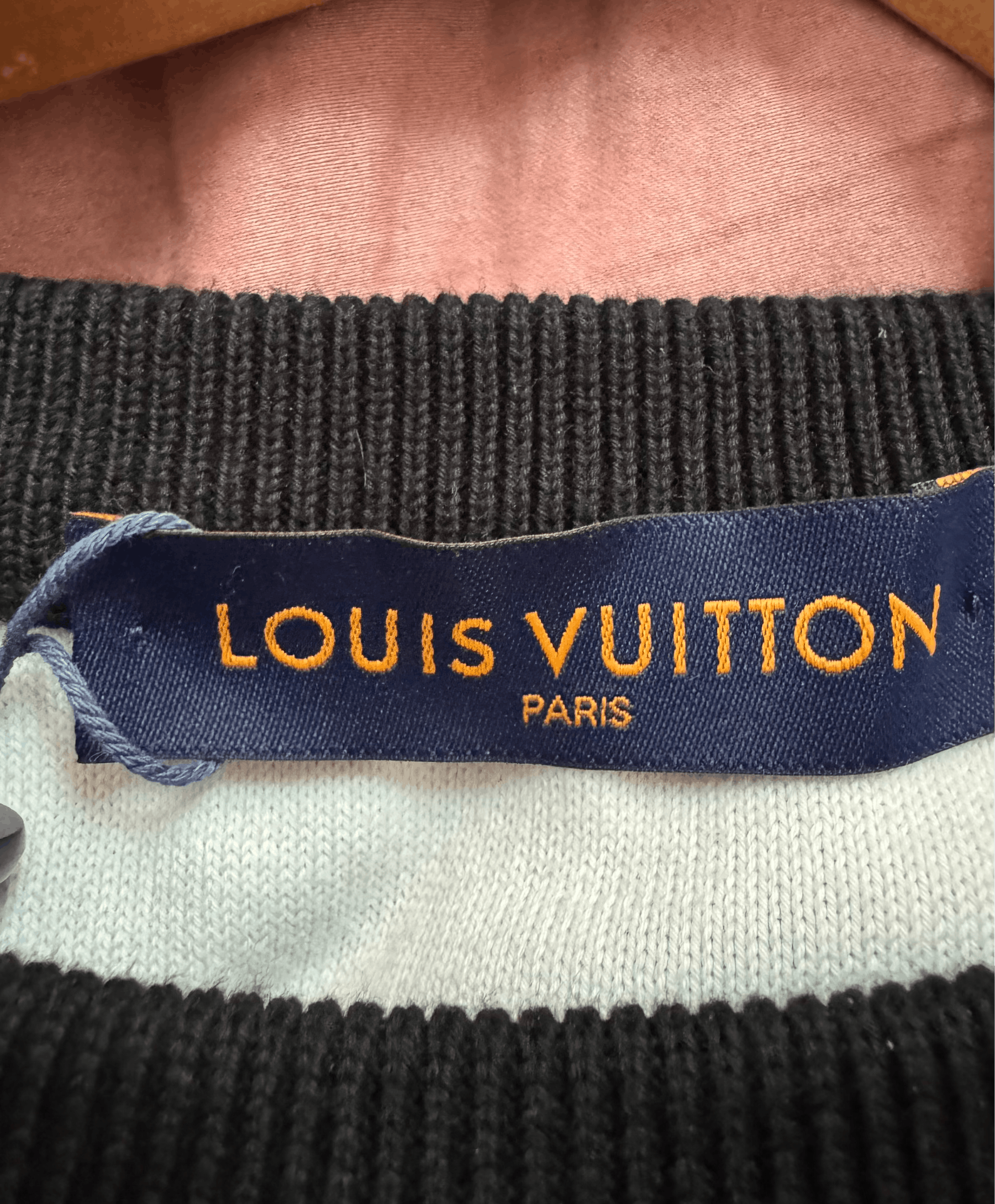 Louis Vuitton black and white gradient patterned sweater Size US L / EU 52-54 / 3 - 3 Thumbnail