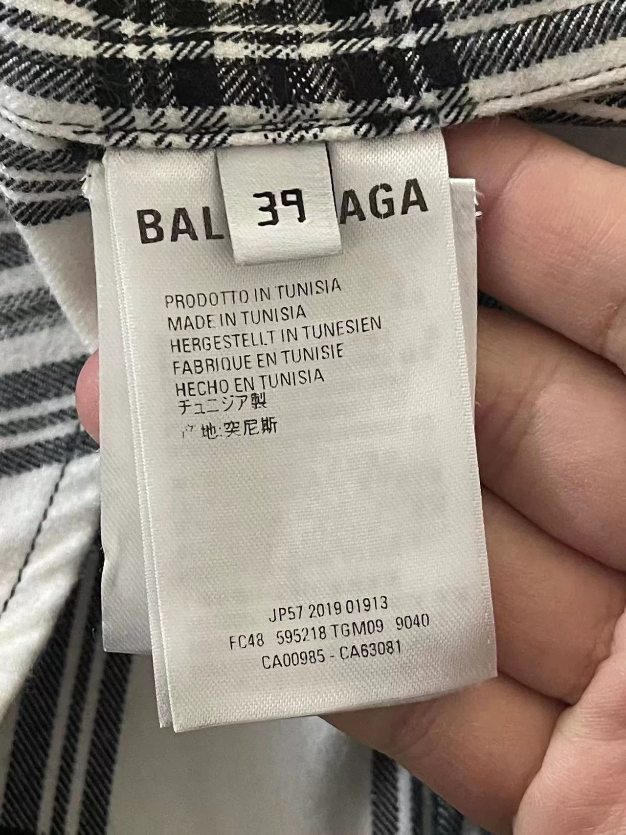 Balenciaga balenciaga wool mock layered shirt Size US M / EU 48-50 / 2 - 4 Thumbnail