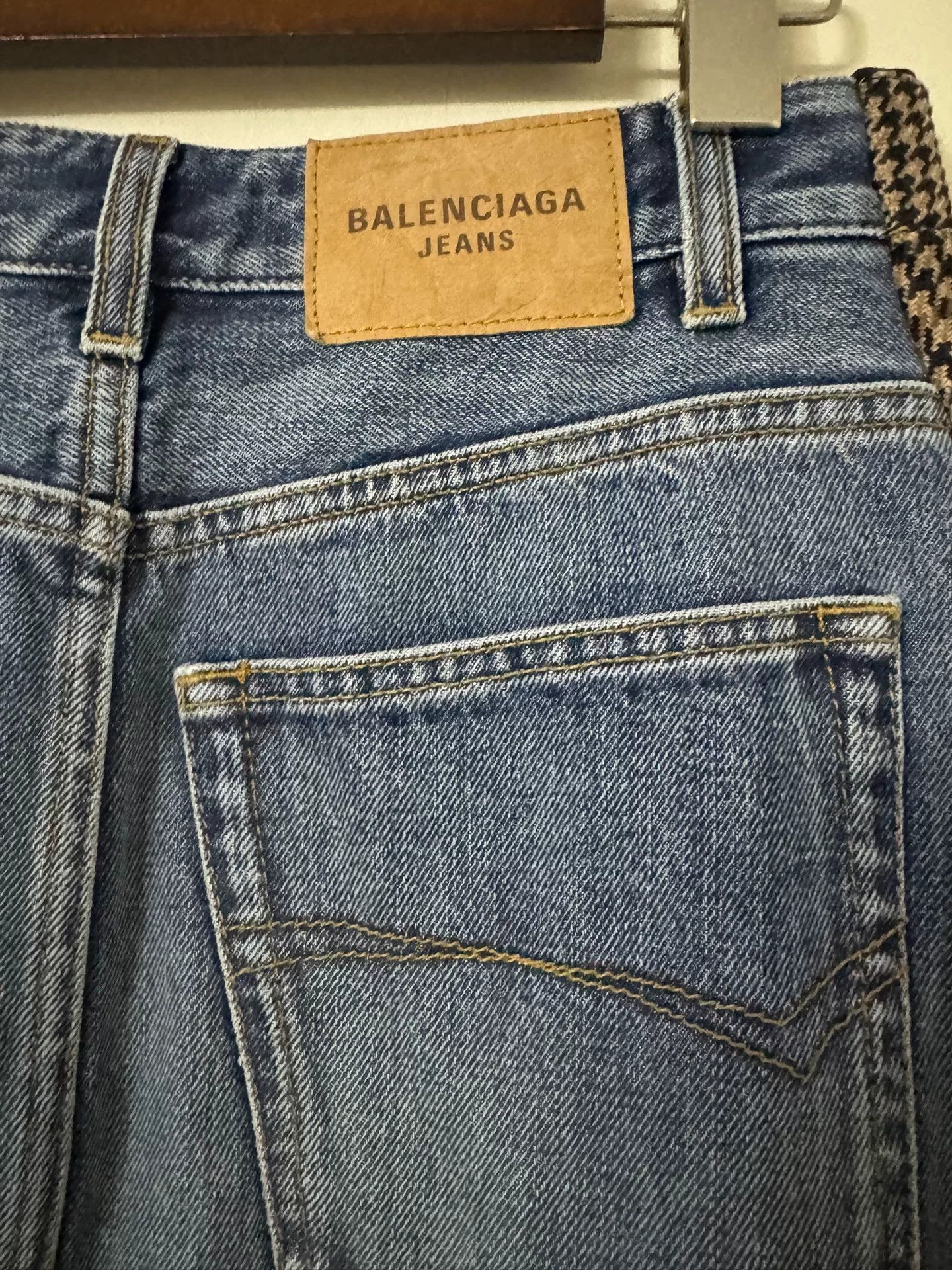 Balenciaga balenciaga patchwork denim skirt Size 36" / US 14 / IT 50 - 3 Thumbnail