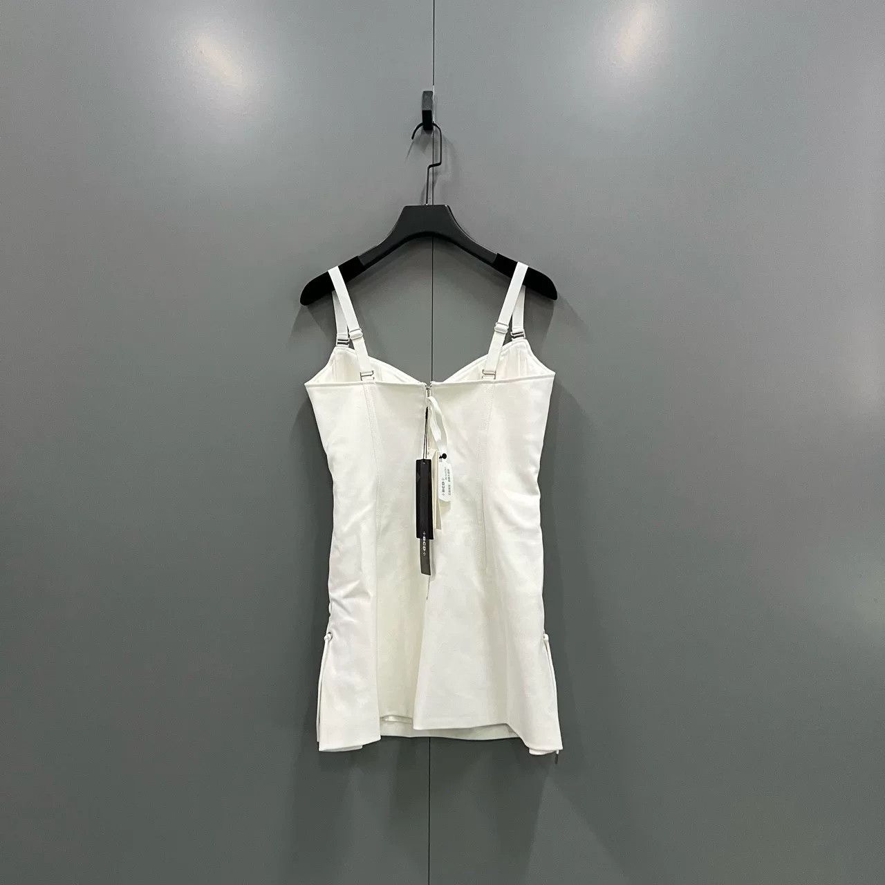 Dion Lee Dion Lee White Mini Sleeveless Dress Size M / US 6-8 / IT 42-44 - 2 Thumbnail