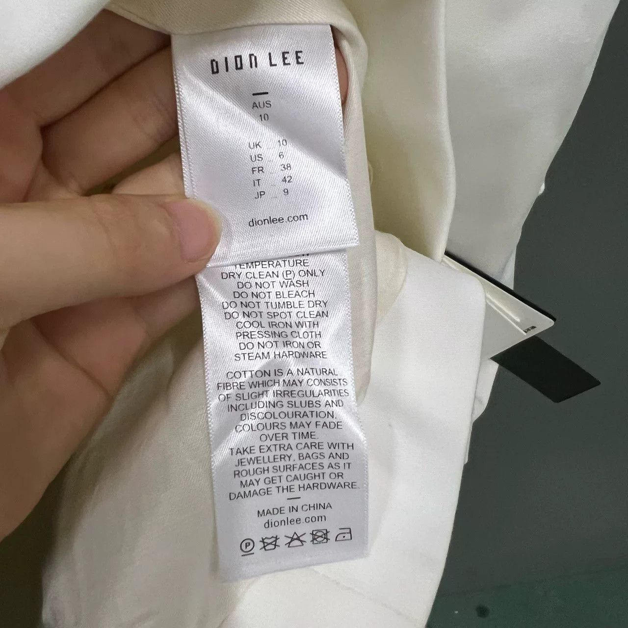 Dion Lee Dion Lee White Mini Sleeveless Dress Size M / US 6-8 / IT 42-44 - 4 Thumbnail