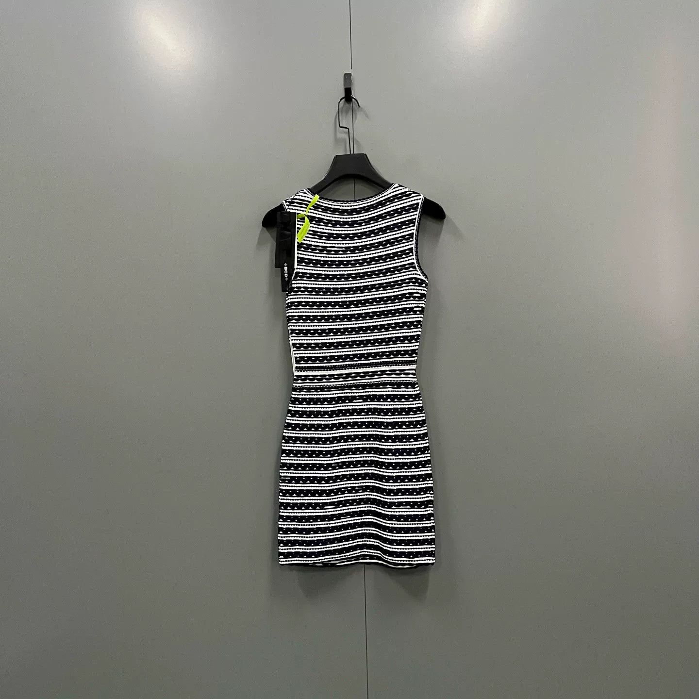 Dior vintage black and white striped dress Size S / US 4 / IT 40 - 2 Thumbnail