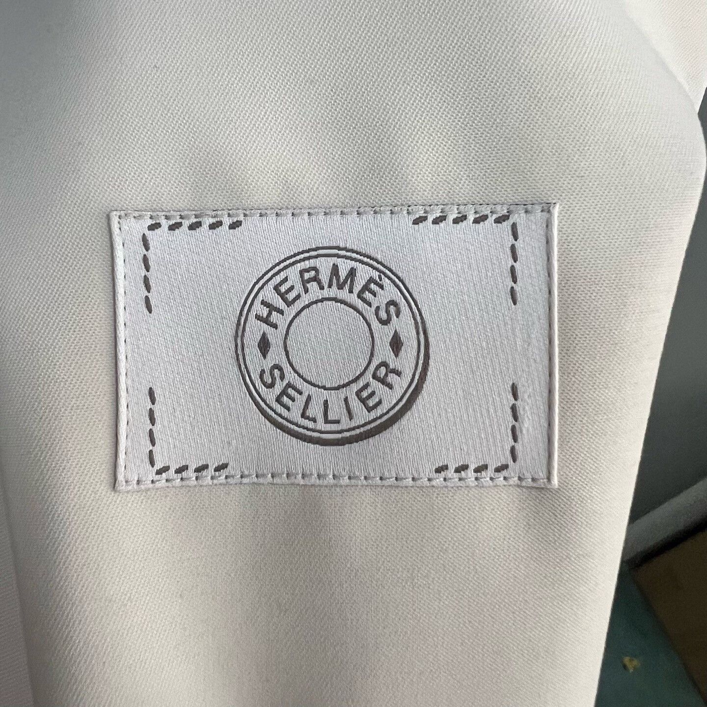 Hermes long sleeve beige hooded coat Size L / US 10 / IT 46 - 3 Thumbnail