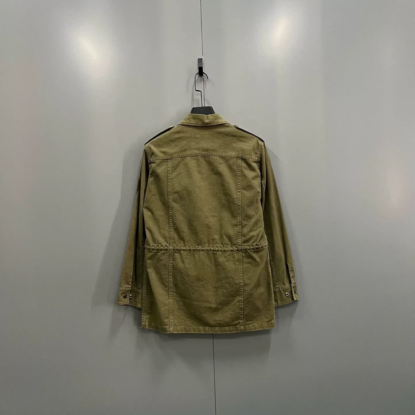 Saint Laurent Paris saint laurent green logo work shirt Size US M / EU 48-50 / 2 - 3 Thumbnail