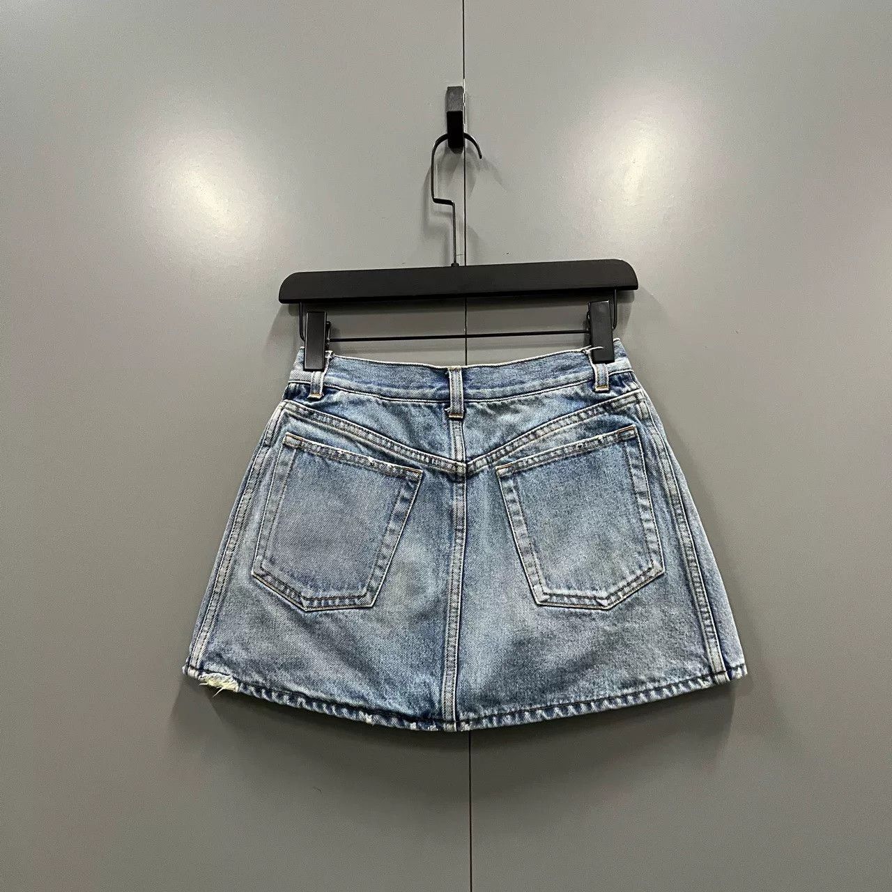 Balenciaga Balenciaga Denim Mini Skirt Size 34 Size 34" / US 12 / IT 48 - 2 Thumbnail