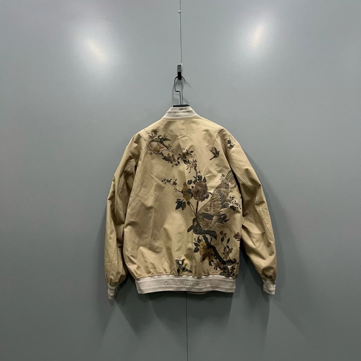Dior Dior Khaki Floral Print Jacket XS Size XS / US 0-2 / IT 36-38 - 2 Thumbnail