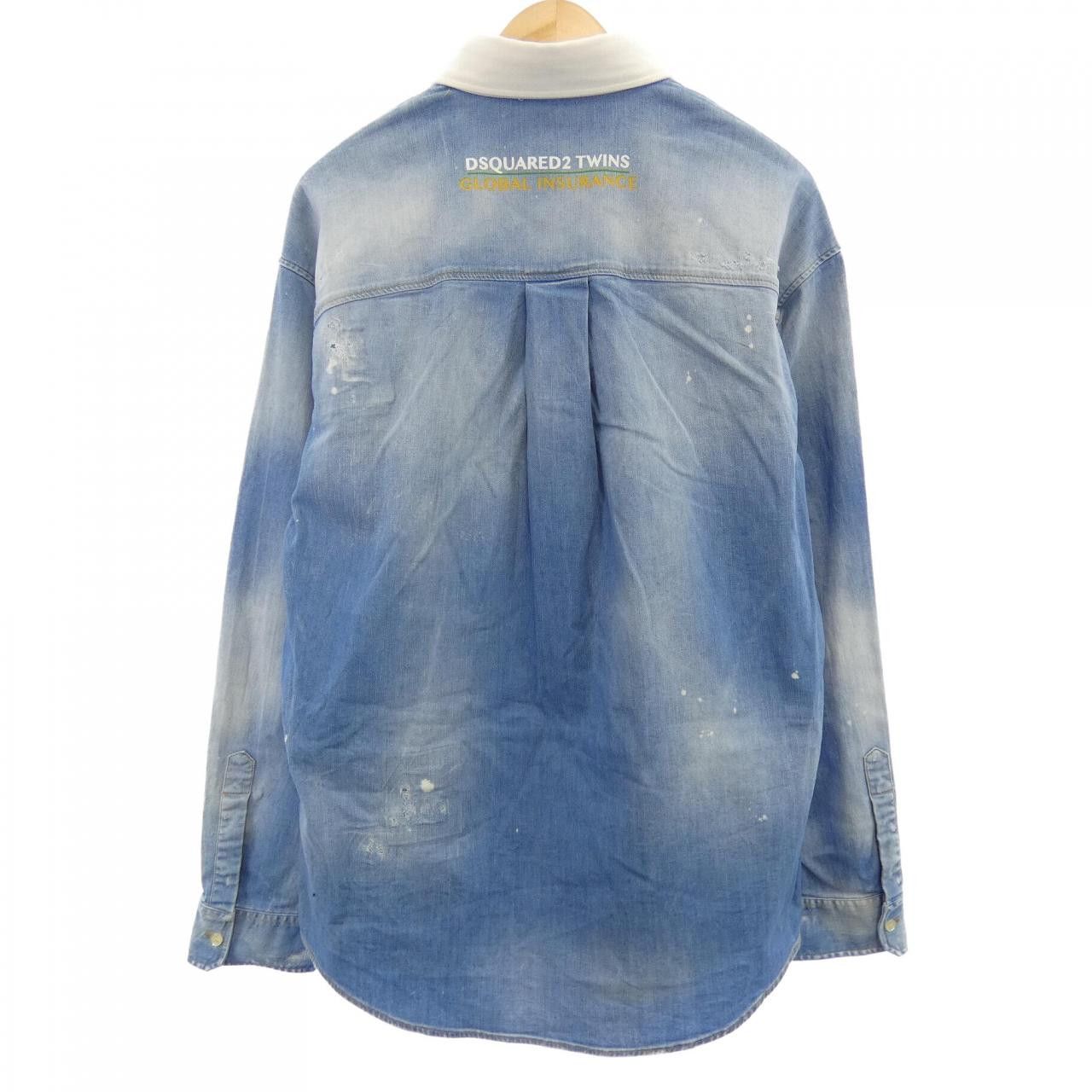 Other Other Dsquared2 Shirt Cotton Dress Shirt S74DM0441 DUTY FREE for USA Size ONE SIZE - 2 Thumbnail