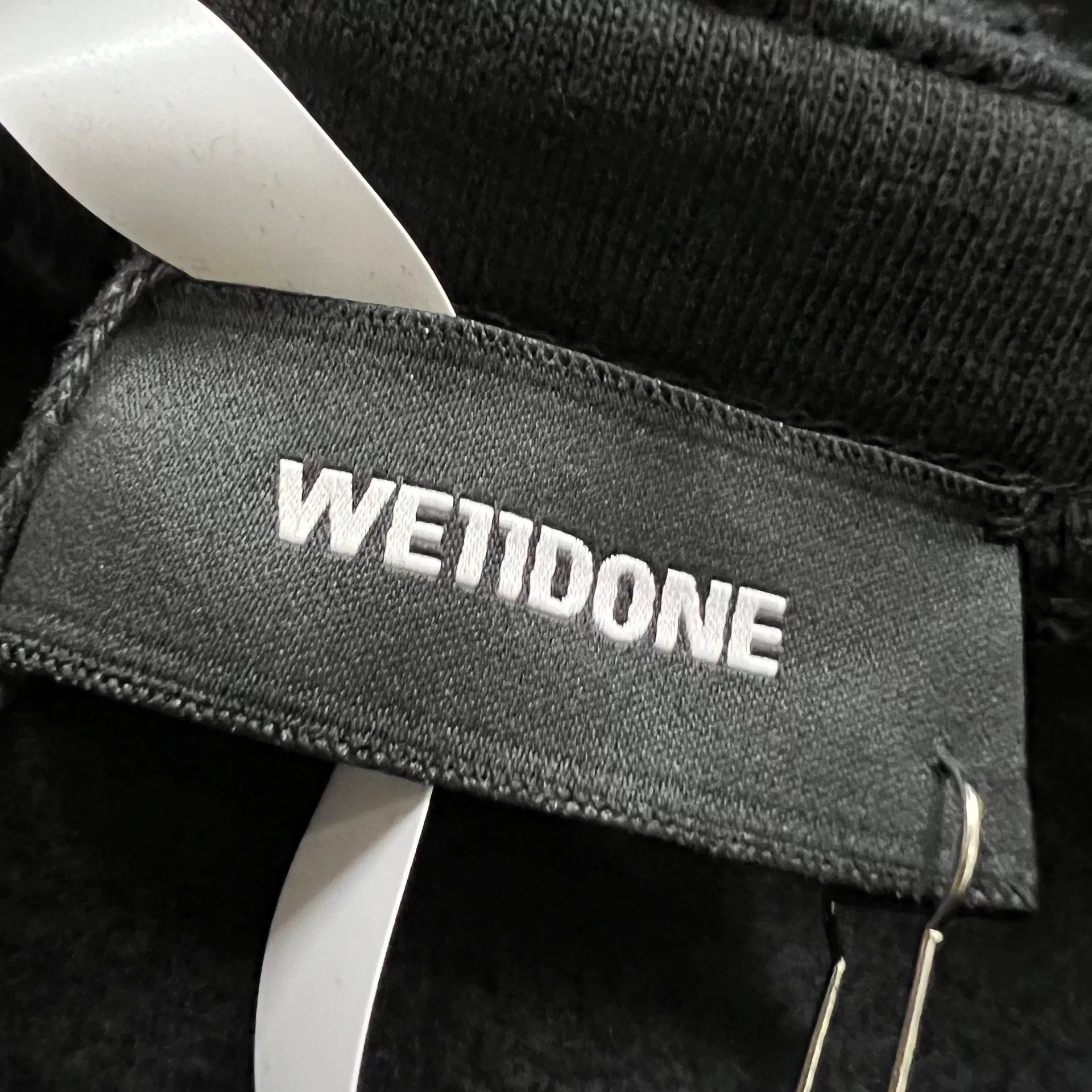 WE11DONE black double-breasted logo sweatshirt Size XS / US 0-2 / IT 36-38 - 4 Thumbnail