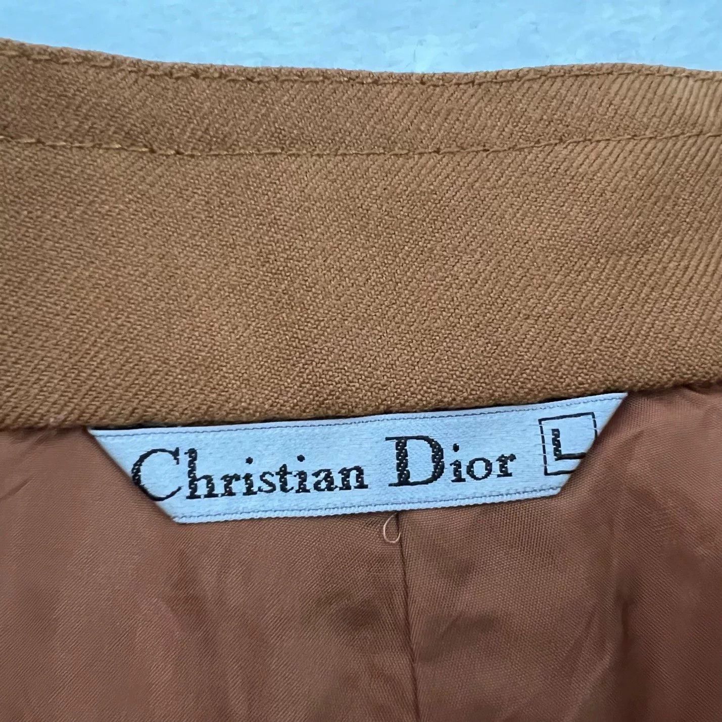Dior beige A-line skirt by Dior Size 28" / US 6 / IT 42 - 3 Thumbnail