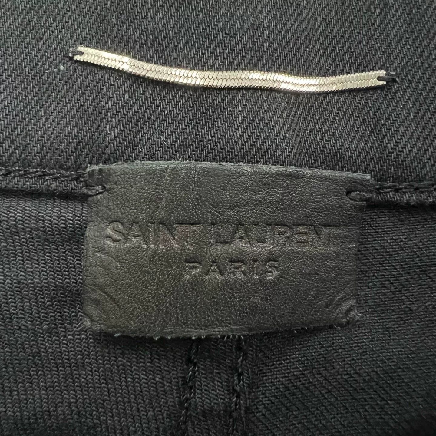 Saint Laurent Paris saint laurent distressed black denim pants Size US 29 - 5 Thumbnail