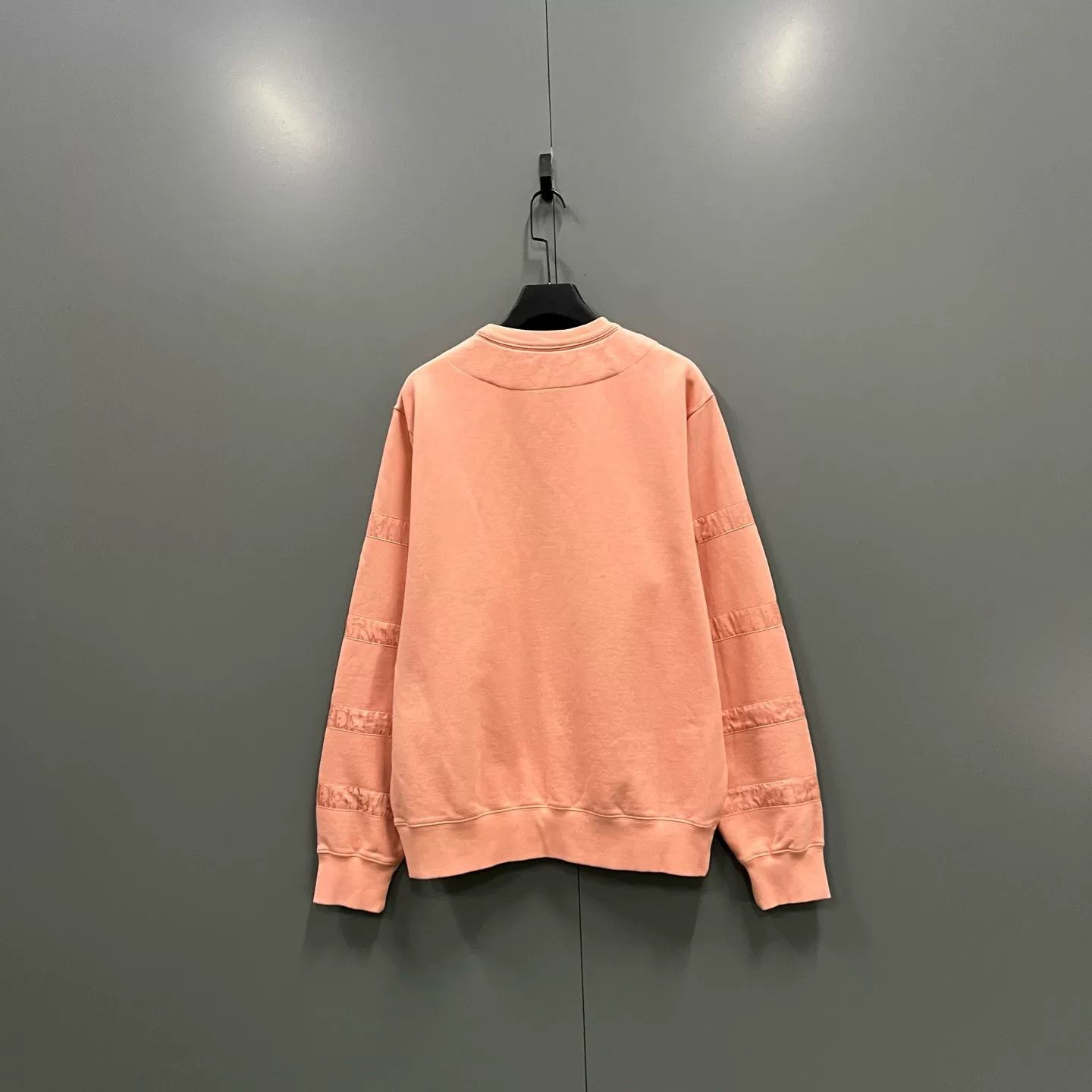 Dior pink striped logo patch sweatshirt Size S / US 4 / IT 40 - 2 Thumbnail