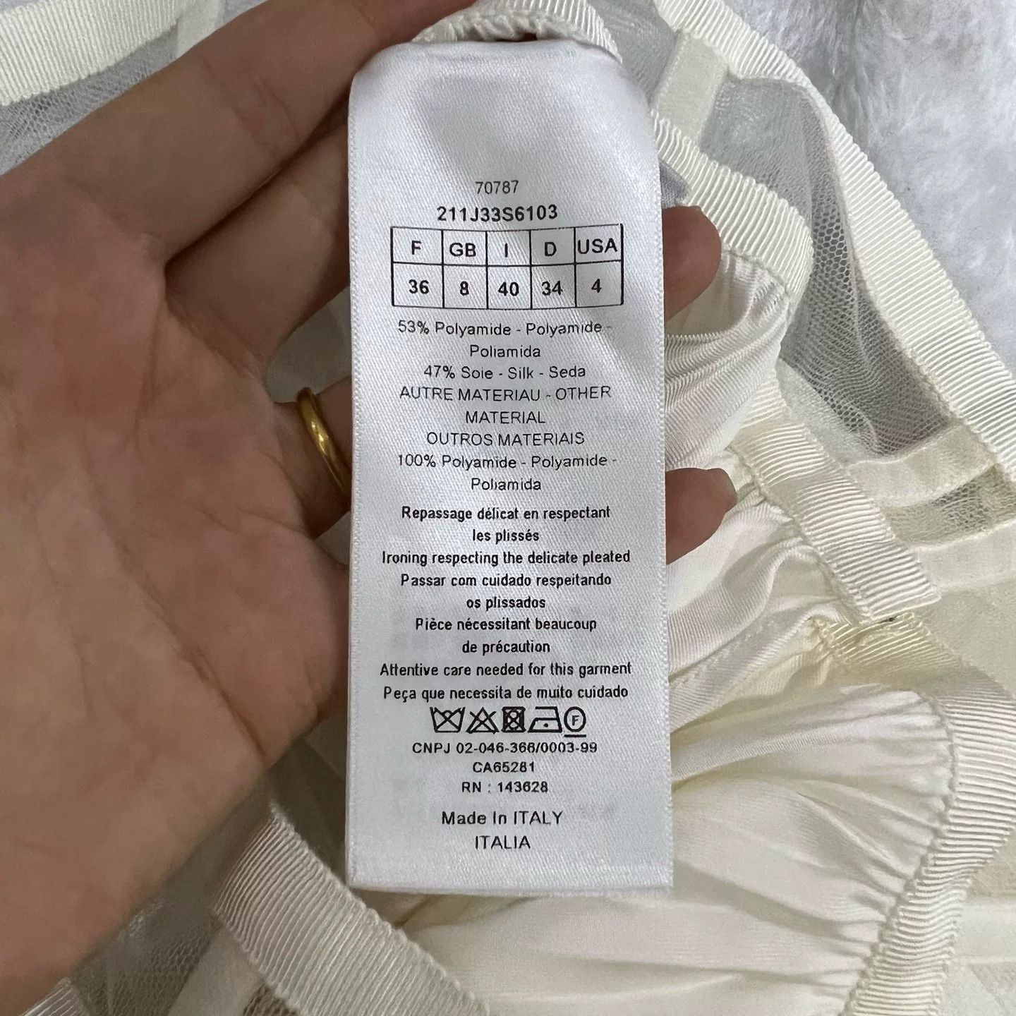 Dior dior asymmetrical pleated midi skirt Size 36" / US 14 / IT 50 - 4 Thumbnail