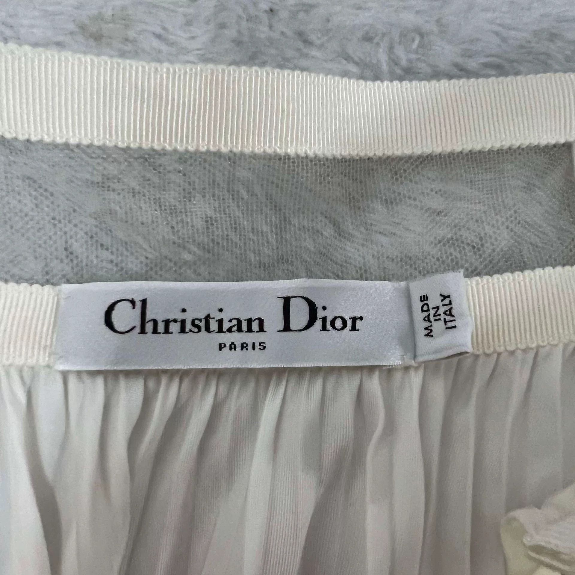 Dior dior asymmetrical pleated midi skirt Size 36" / US 14 / IT 50 - 3 Thumbnail