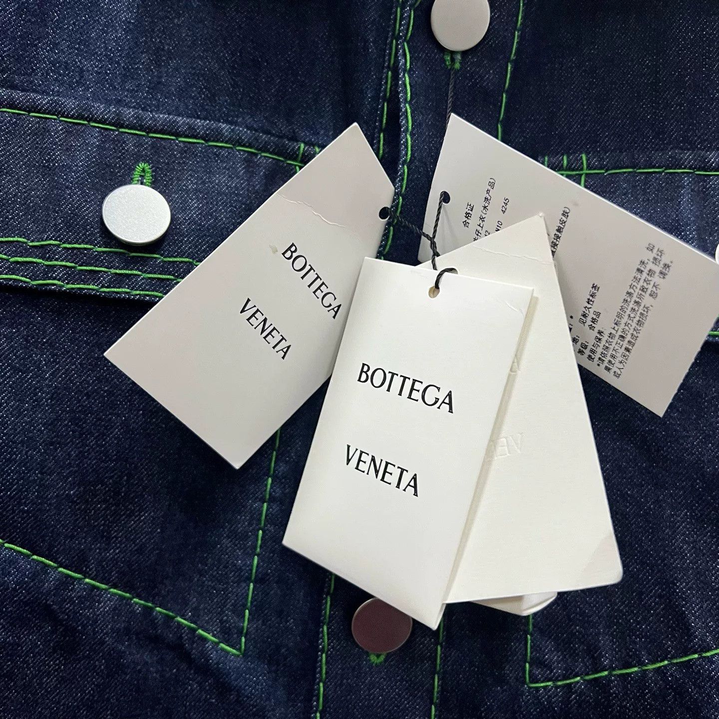 Bottega Veneta bottega veneta blue denim jacket size 38 Size US S / EU 44-46 / 1 - 3 Thumbnail