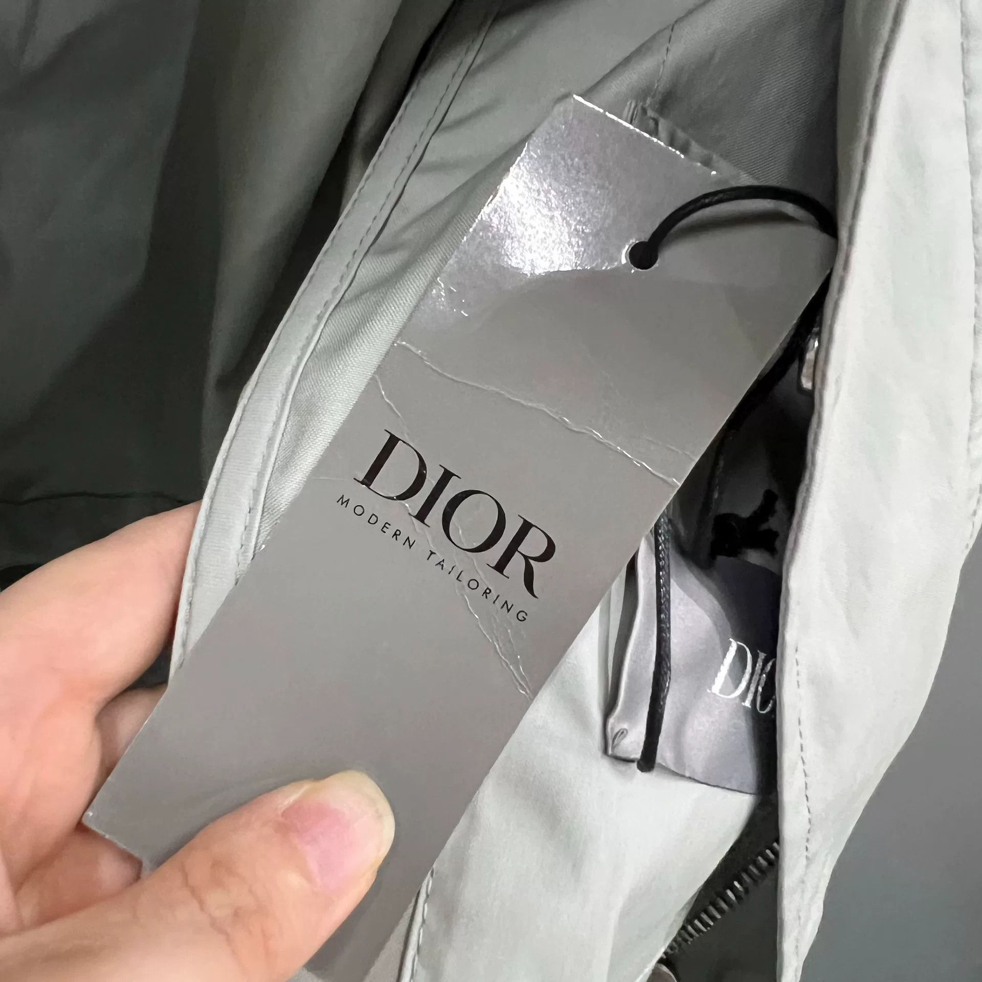 Dior Dior Hooded Zip Jacket in Light Color Size US L / EU 52-54 / 3 - 4 Thumbnail