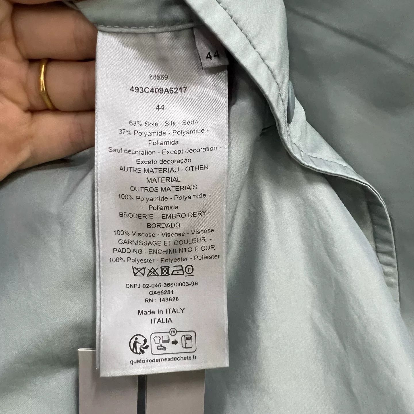 Dior dior blue logo jacket size 44 new Size US L / EU 52-54 / 3 - 5 Thumbnail
