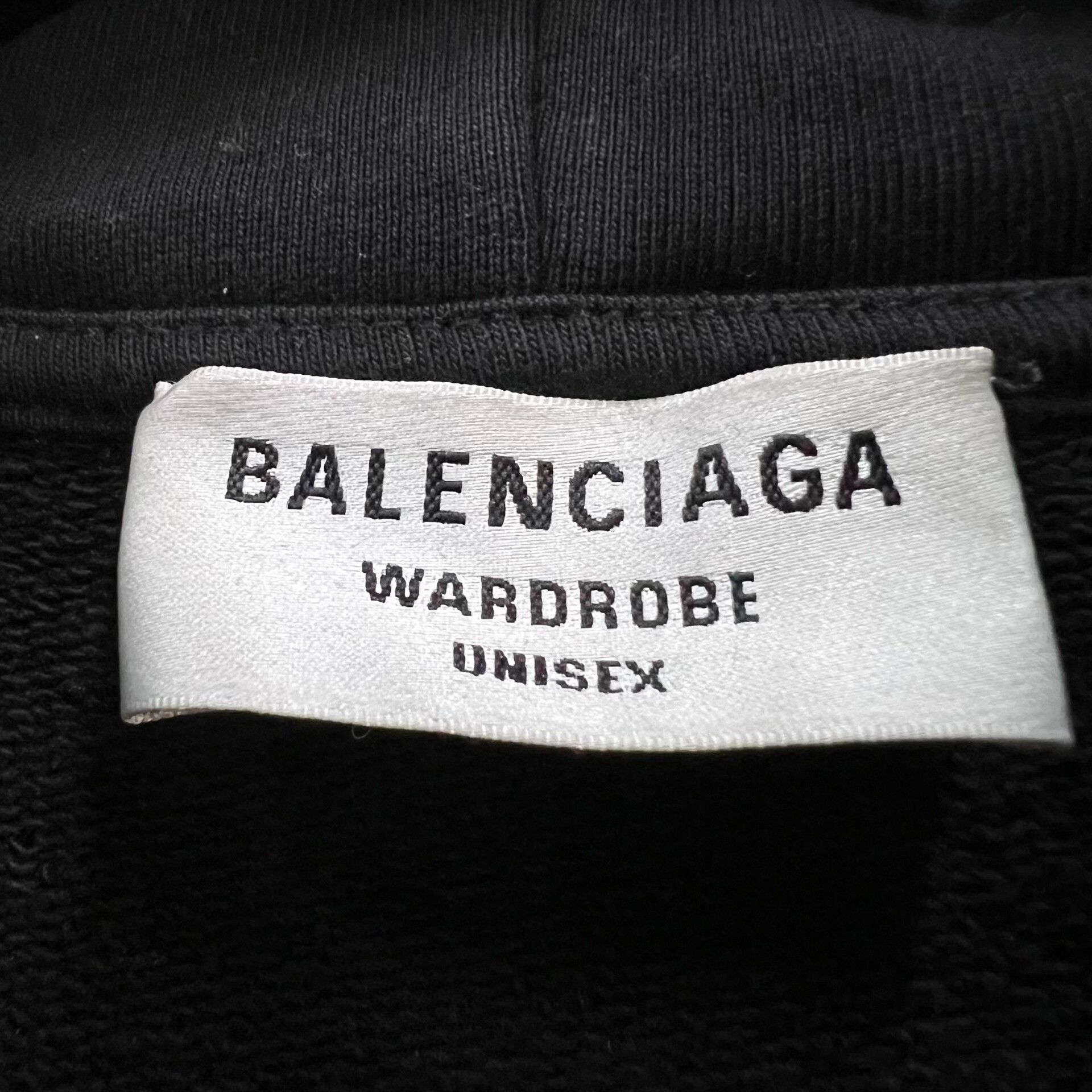 Balenciaga black logo hoodie by balenciaga Size US M / EU 48-50 / 2 - 2 Thumbnail