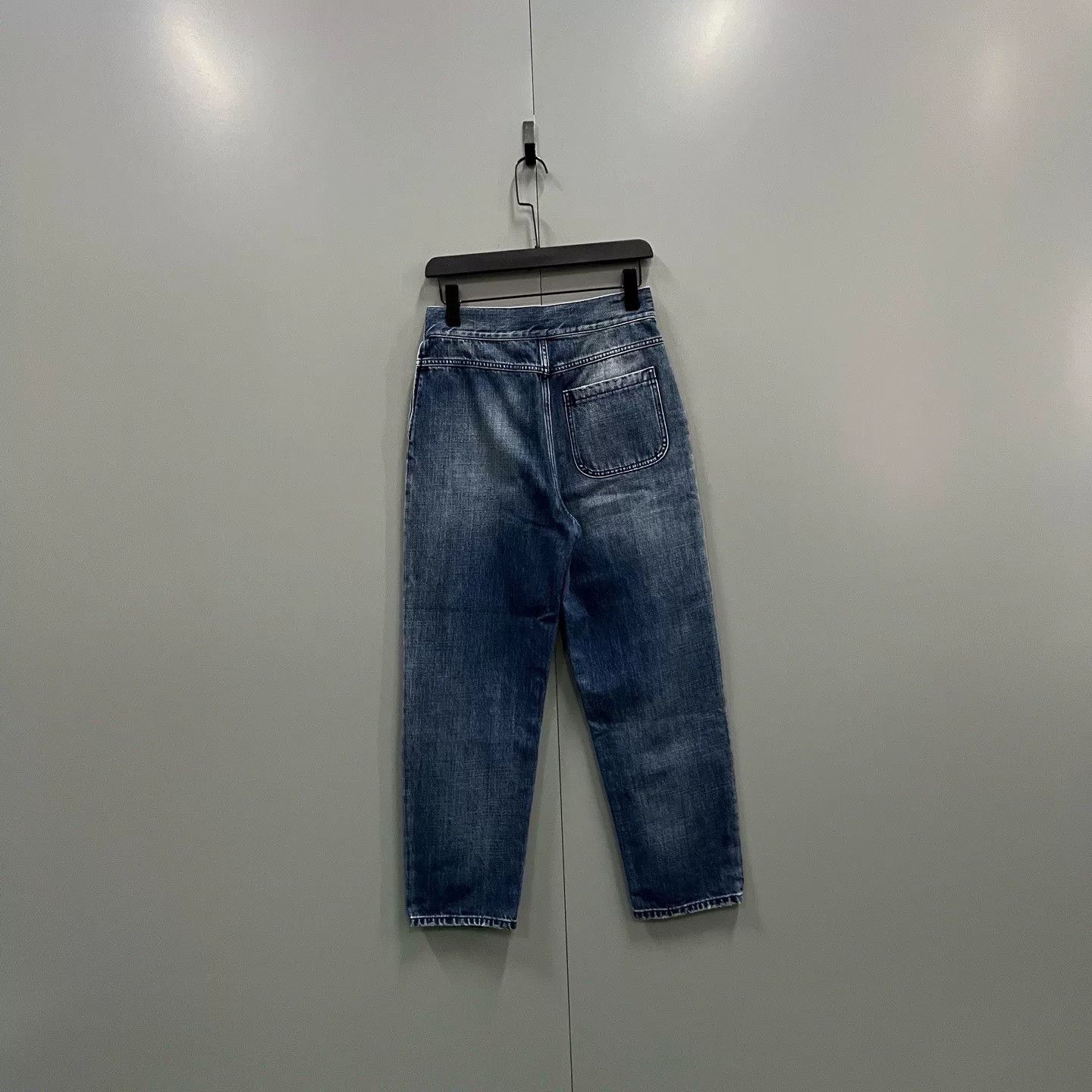 Dior blue wide-leg denim jeans by Dior Size US 38 / EU 54 - 2 Thumbnail