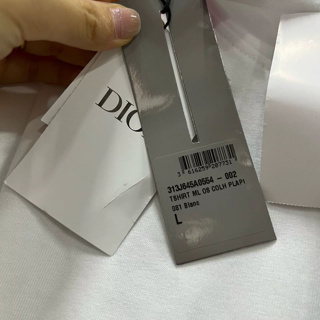 Dior Dior Rabbit Embroidered Long Sleeve Shirt Size US L / EU 52-54 / 3 - 6 Thumbnail