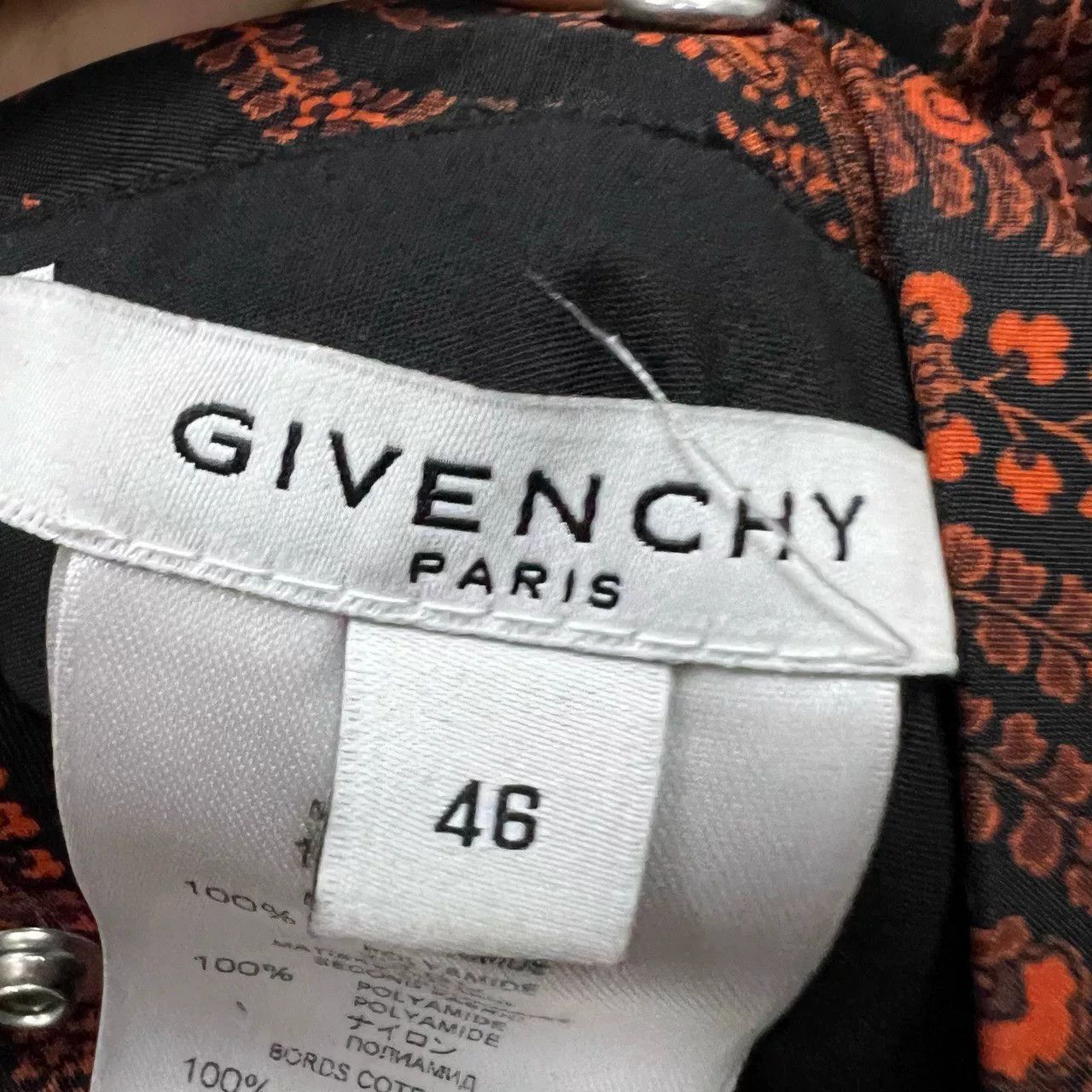 Givenchy Givenchy Reversible Floral Jacket in Black Size US M / EU 48-50 / 2 - 4 Thumbnail