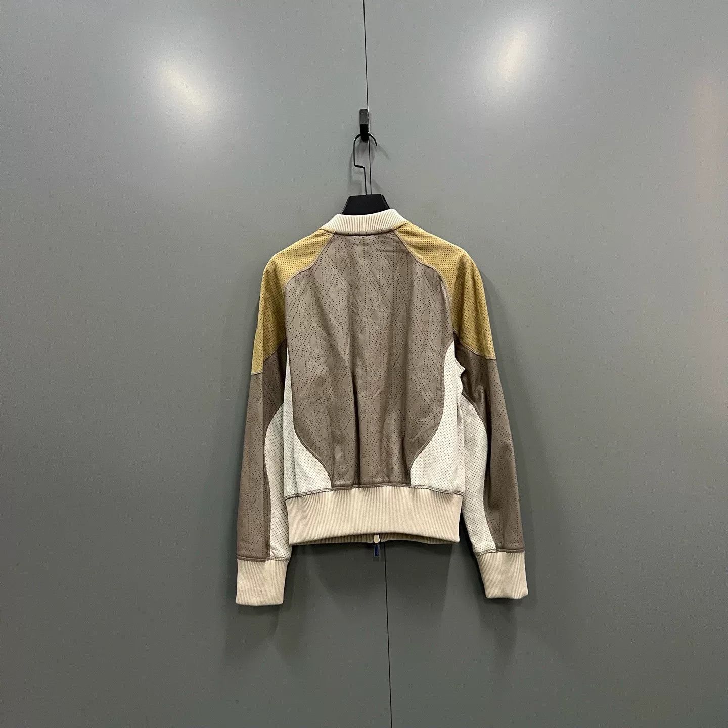 Dior dior color-blocking openwork leather jacket Size US L / EU 52-54 / 3 - 6 Thumbnail