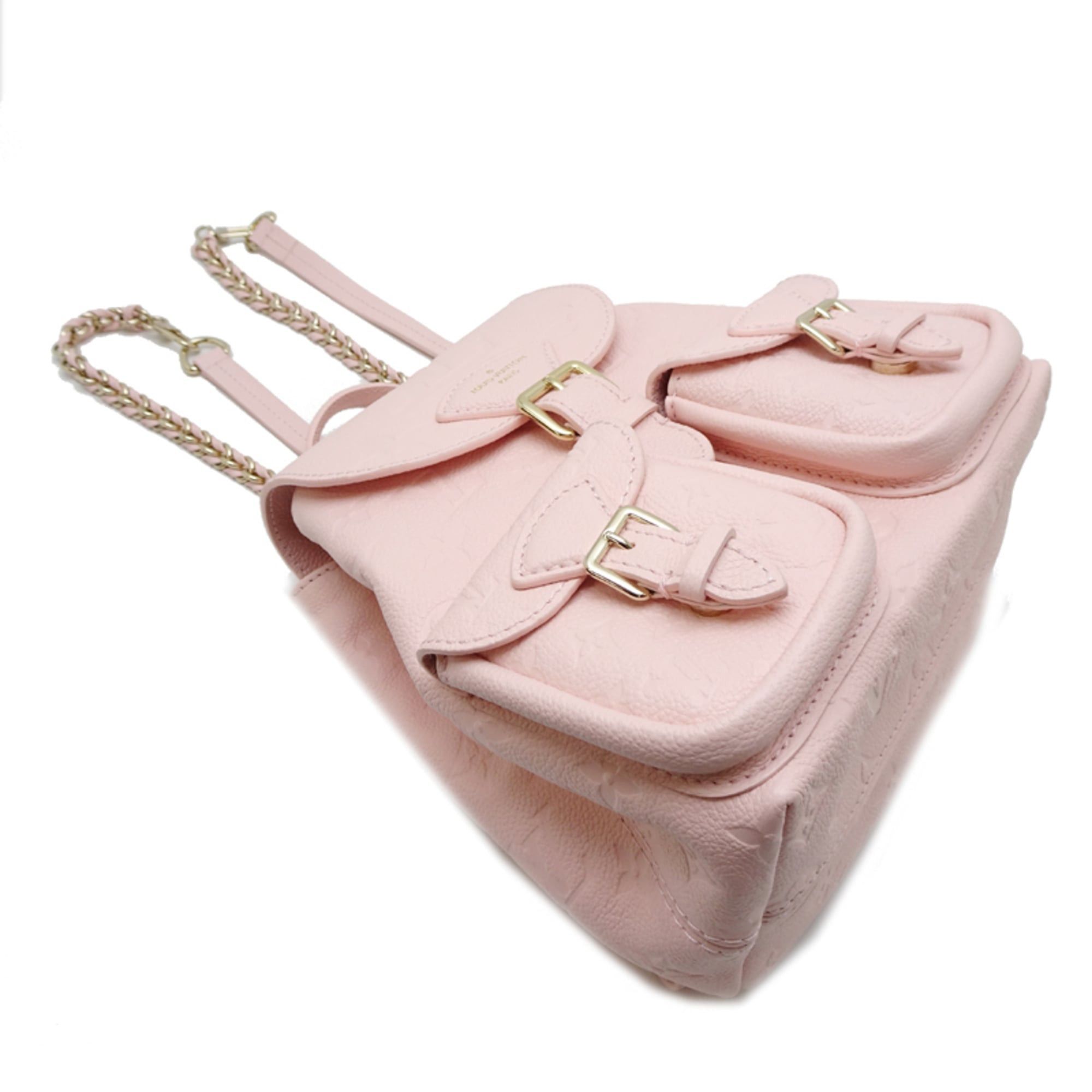 Louis Vuitton Louis Vuitton Backpack Women's Backpack/Daypack M47074 (Discontinued) Monogram Empreinte Pink Size ONE SIZE - 3 Thumbnail