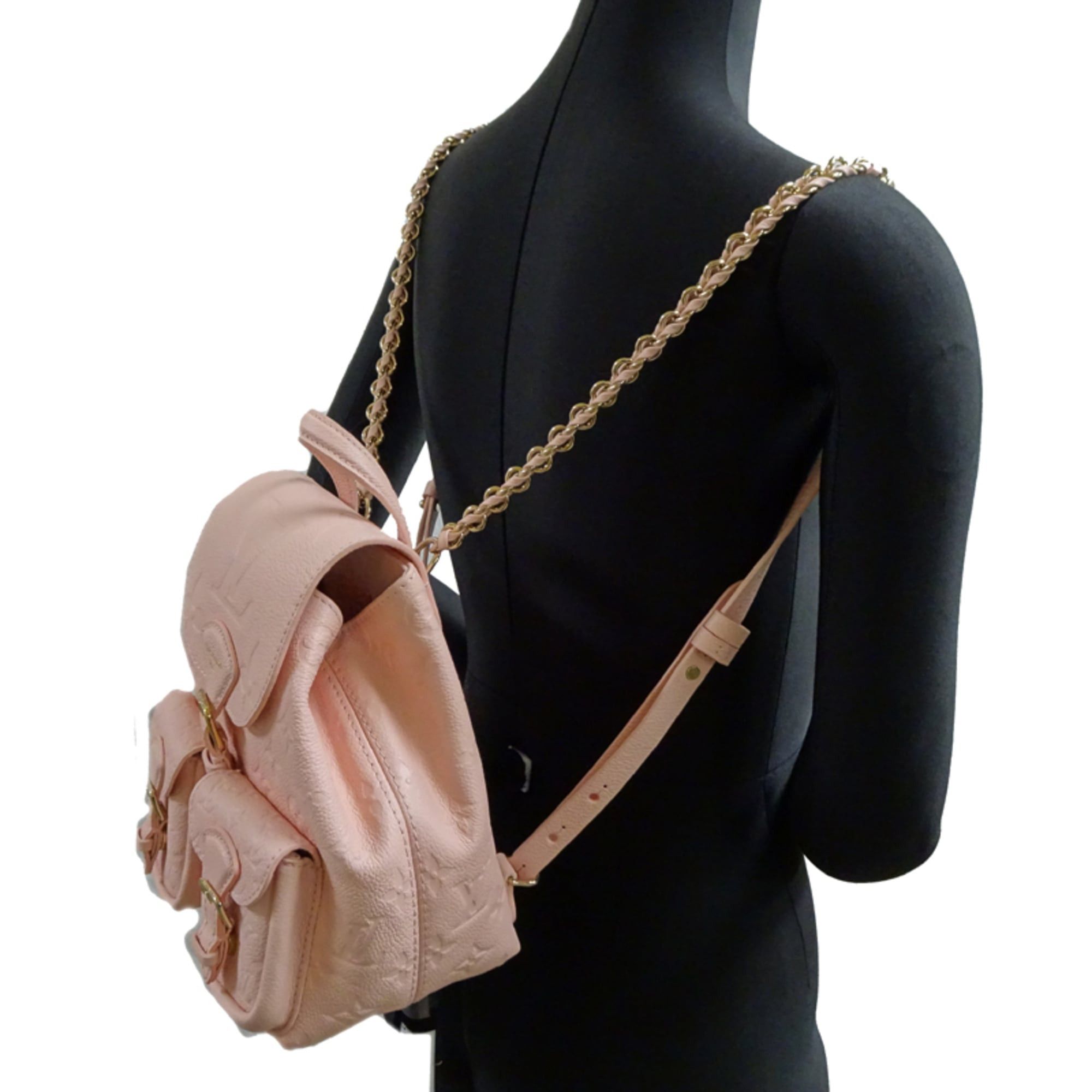 Louis Vuitton Louis Vuitton Backpack Women's Backpack/Daypack M47074 (Discontinued) Monogram Empreinte Pink Size ONE SIZE - 9 Thumbnail