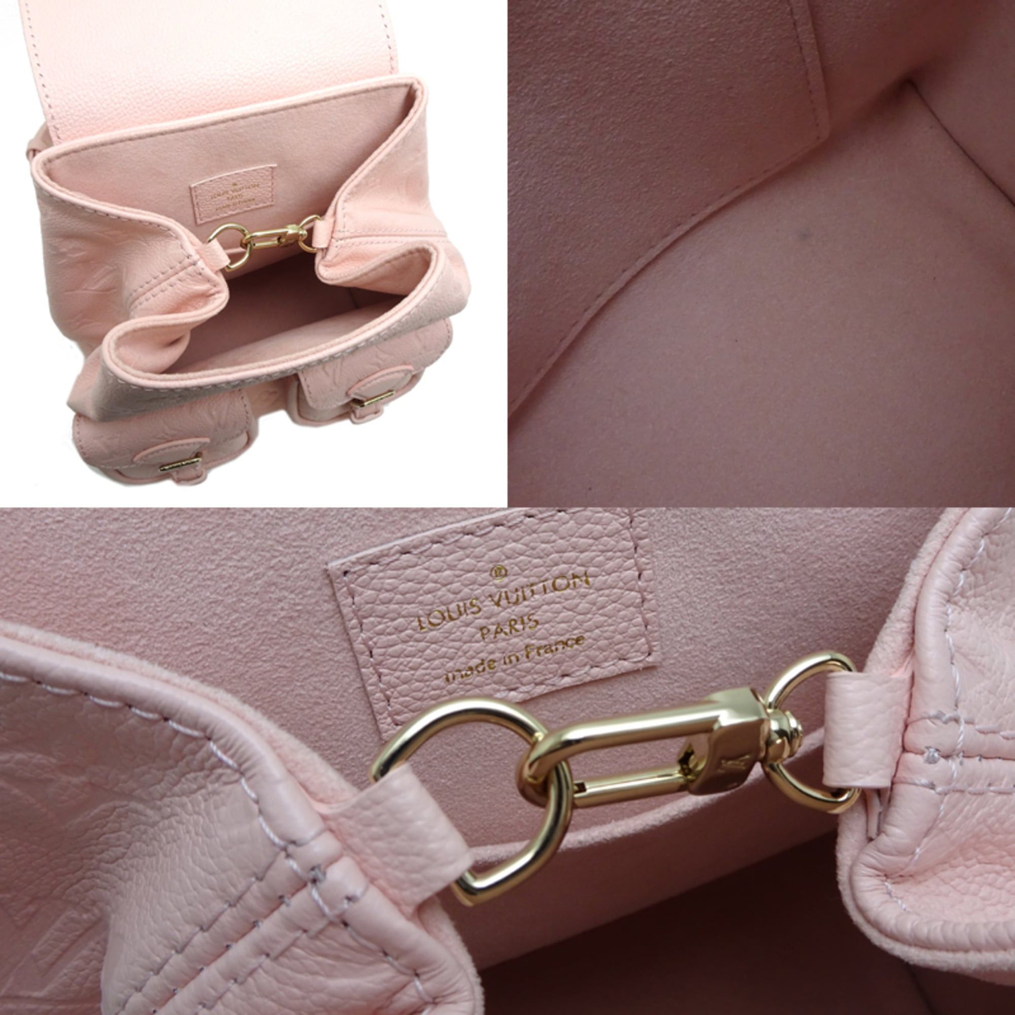 Louis Vuitton Louis Vuitton Backpack Women's Backpack/Daypack M47074 (Discontinued) Monogram Empreinte Pink Size ONE SIZE - 8 Thumbnail