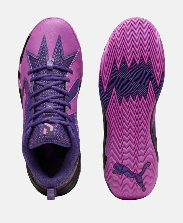 Puma Scoot Zeros Purple Lightning Basketball shoes Size US 11.5 / EU 44-45 - 3 Thumbnail