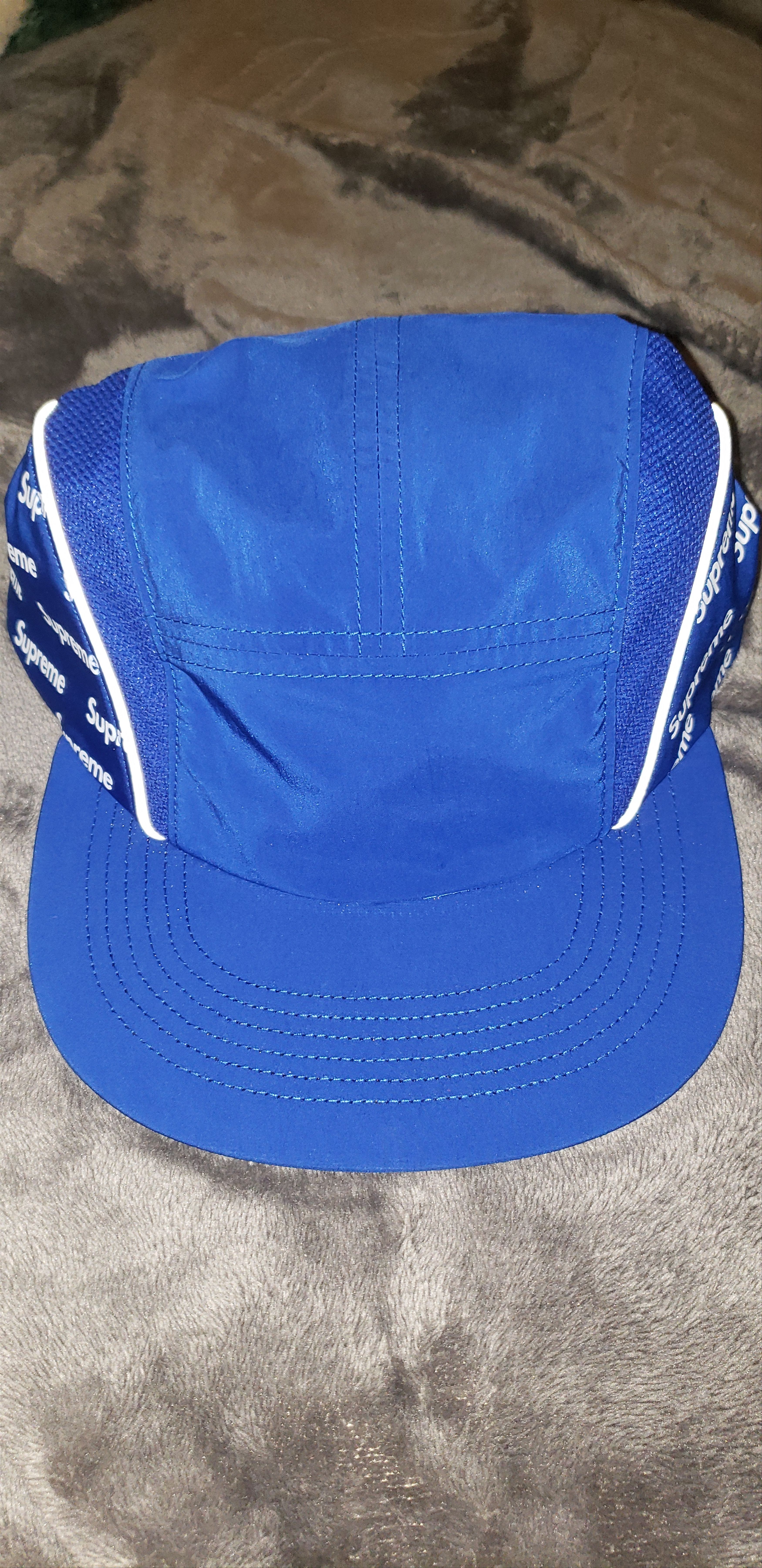 Supreme diagonal logo clearance side panel camp cap