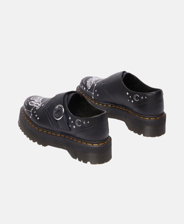 Dr. Martens Monk Strap Quad Celestial Moth Loafers Size US 15 / EU 48 - 2 Thumbnail