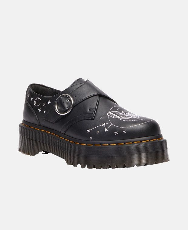 Dr. Martens Monk Strap Quad Celestial Moth Loafers Size US 15 / EU 48 - 4 Thumbnail