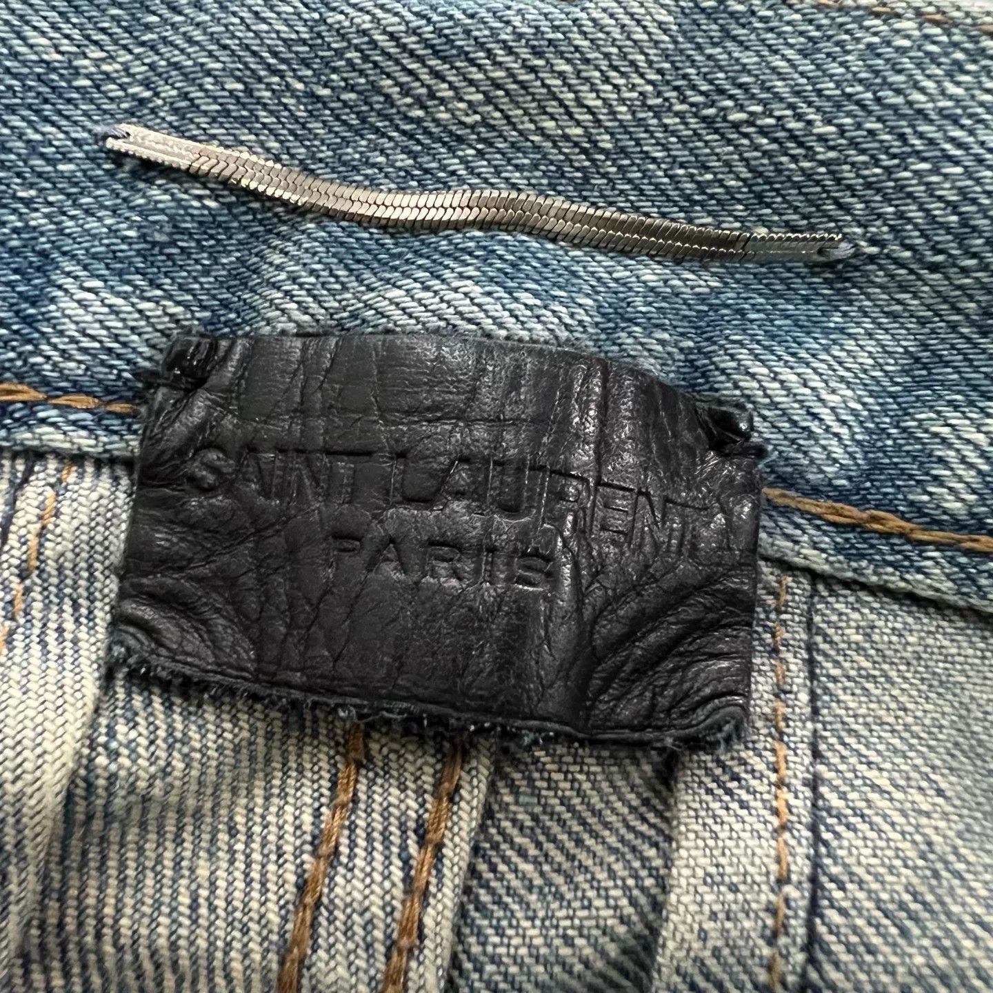 Saint Laurent Paris saint laurent distressed washed denim jeans Size US 30 / EU 46 - 3 Thumbnail