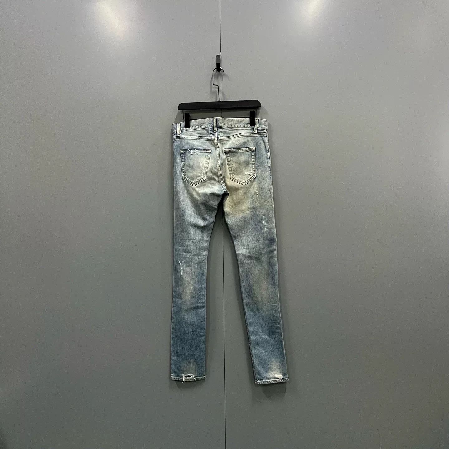 Saint Laurent Paris saint laurent distressed washed denim jeans Size US 30 / EU 46 - 2 Thumbnail